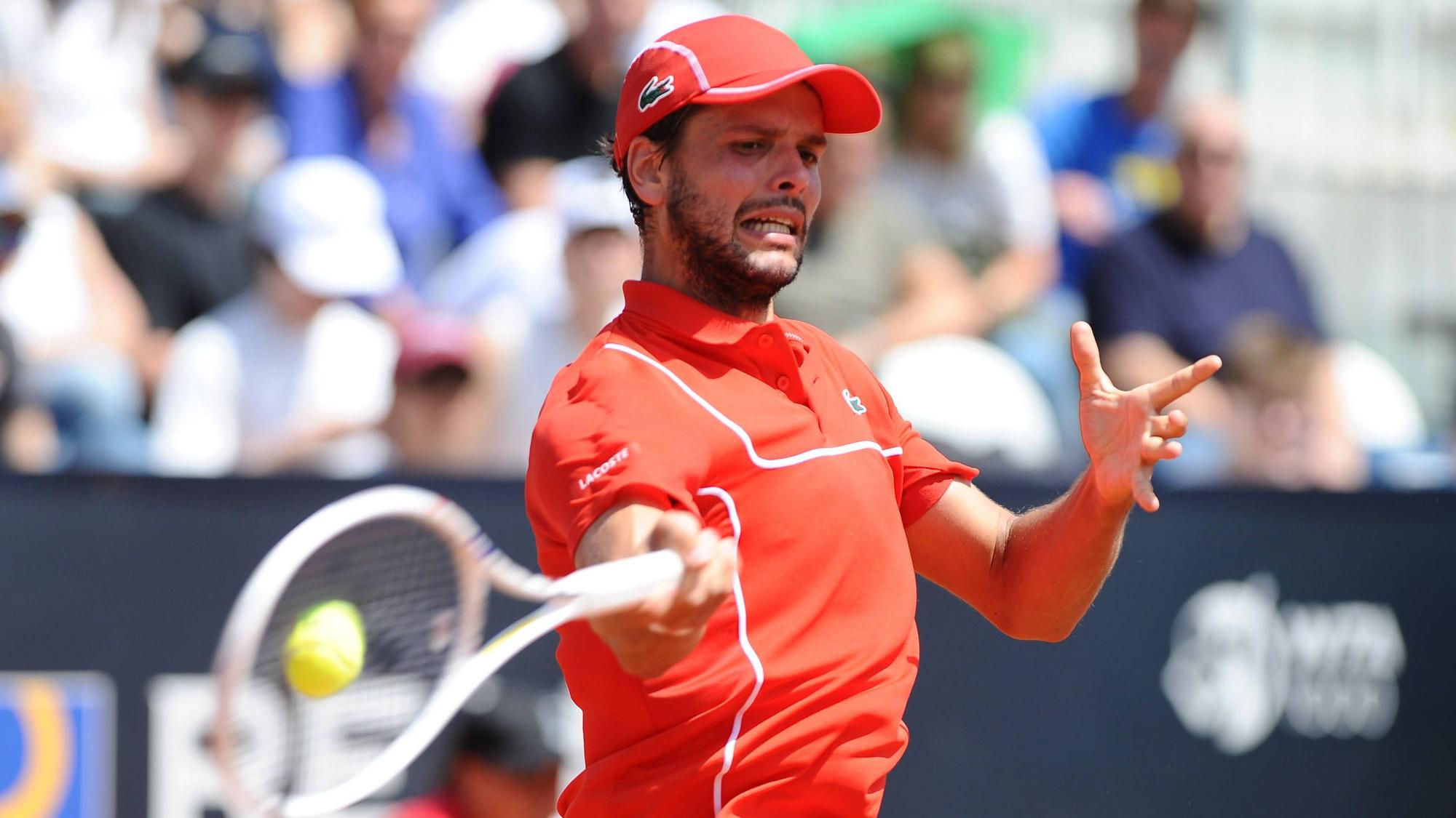 Foto IPP/Cavaliere Emiliano. Roma 09/05/2024. Tennis Internazionali d Italia 2024. Nella foto: il francese Gregoire Barrere. Italy Photo Press - World Copyright italy ITALY NOTxINxITAxFIN Copyright: xR4924_italyphotopressx