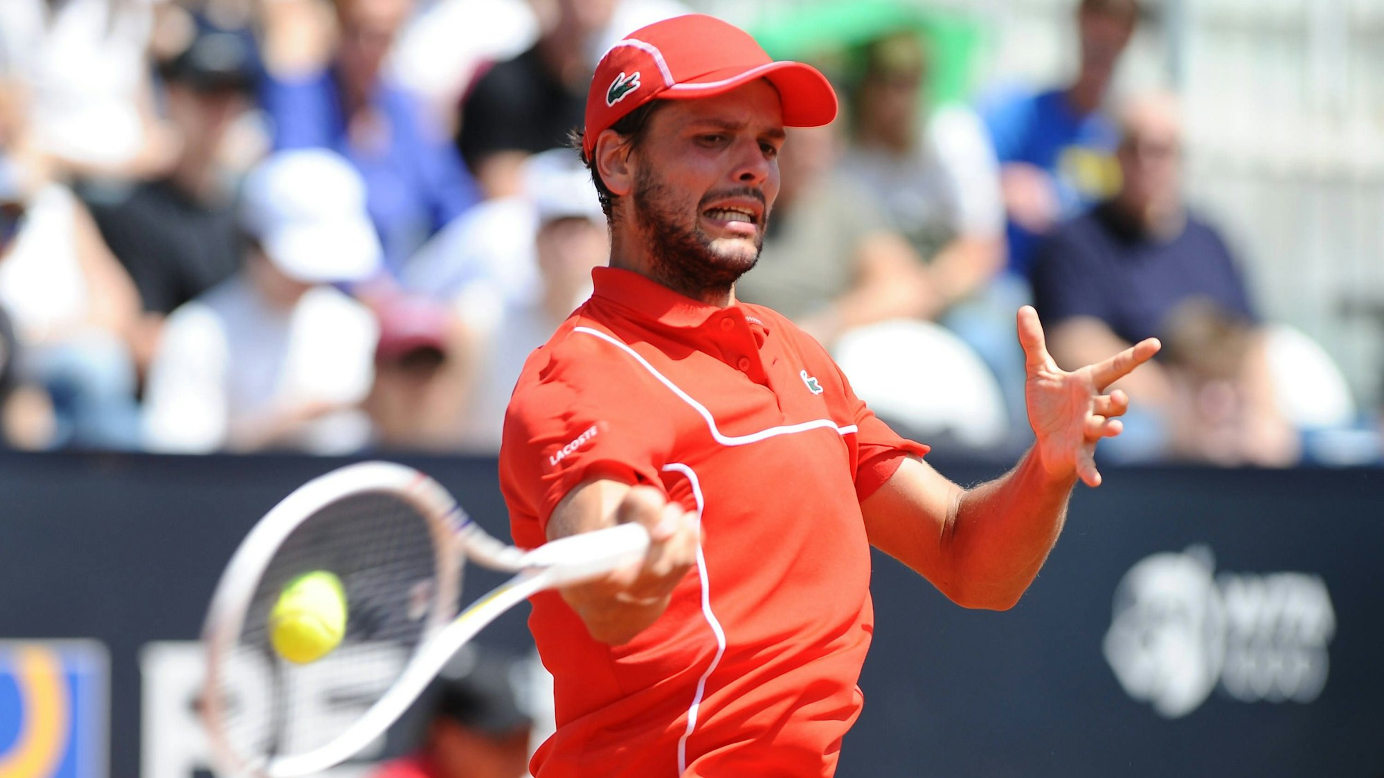 Foto IPP/Cavaliere Emiliano. Roma 09/05/2024. Tennis Internazionali d Italia 2024. Nella foto: il francese Gregoire Barrere. Italy Photo Press - World Copyright italy ITALY NOTxINxITAxFIN Copyright: xR4924_italyphotopressx