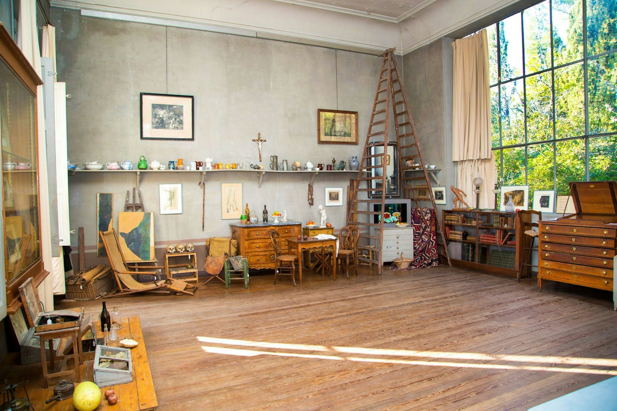Cézannes letzte feste Wirkungsstätte, das «Atelier des Lauves» im Norden von Aix.