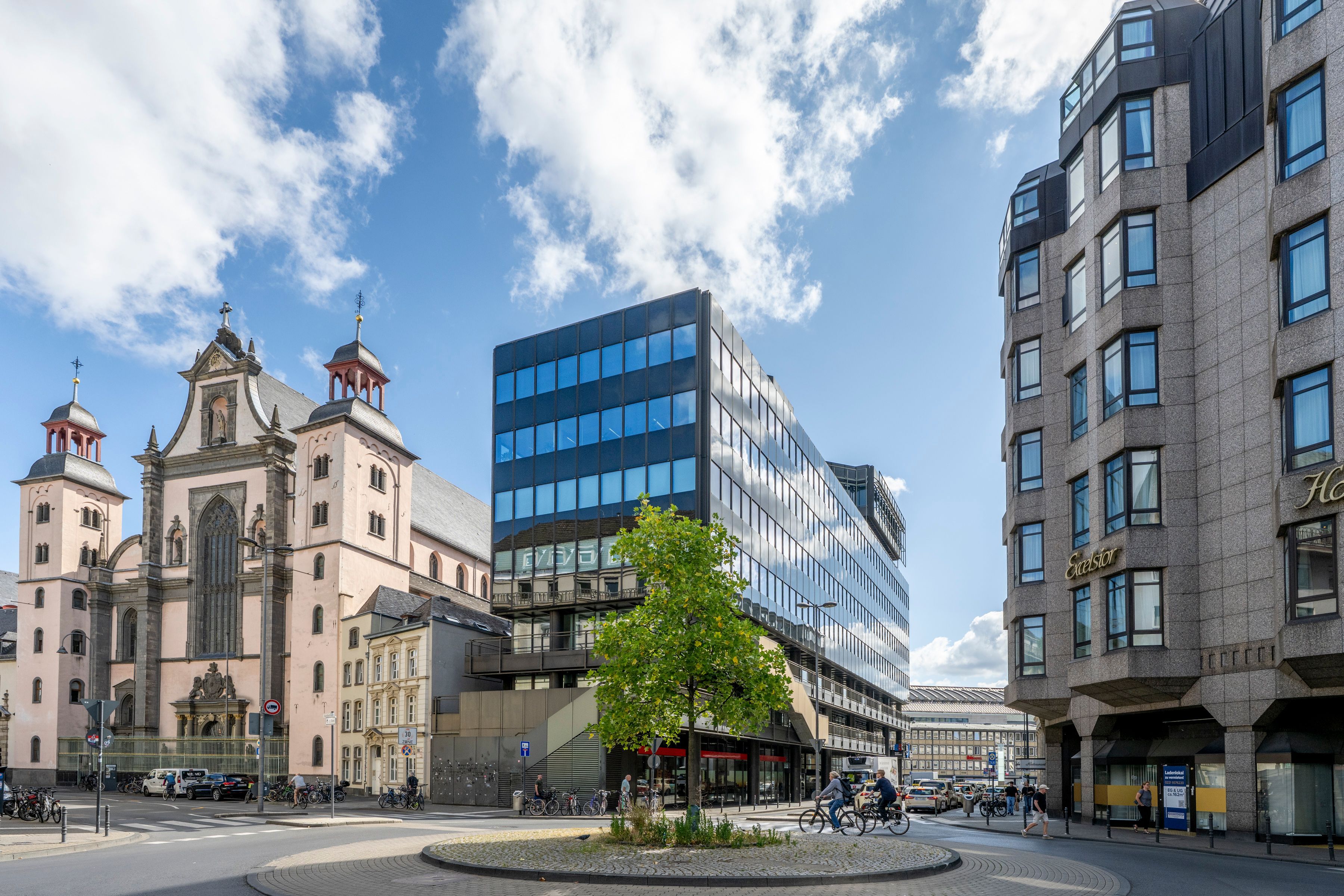 Die Rückseite des Gebäudes an der Dompropst-Ketzer-Straße