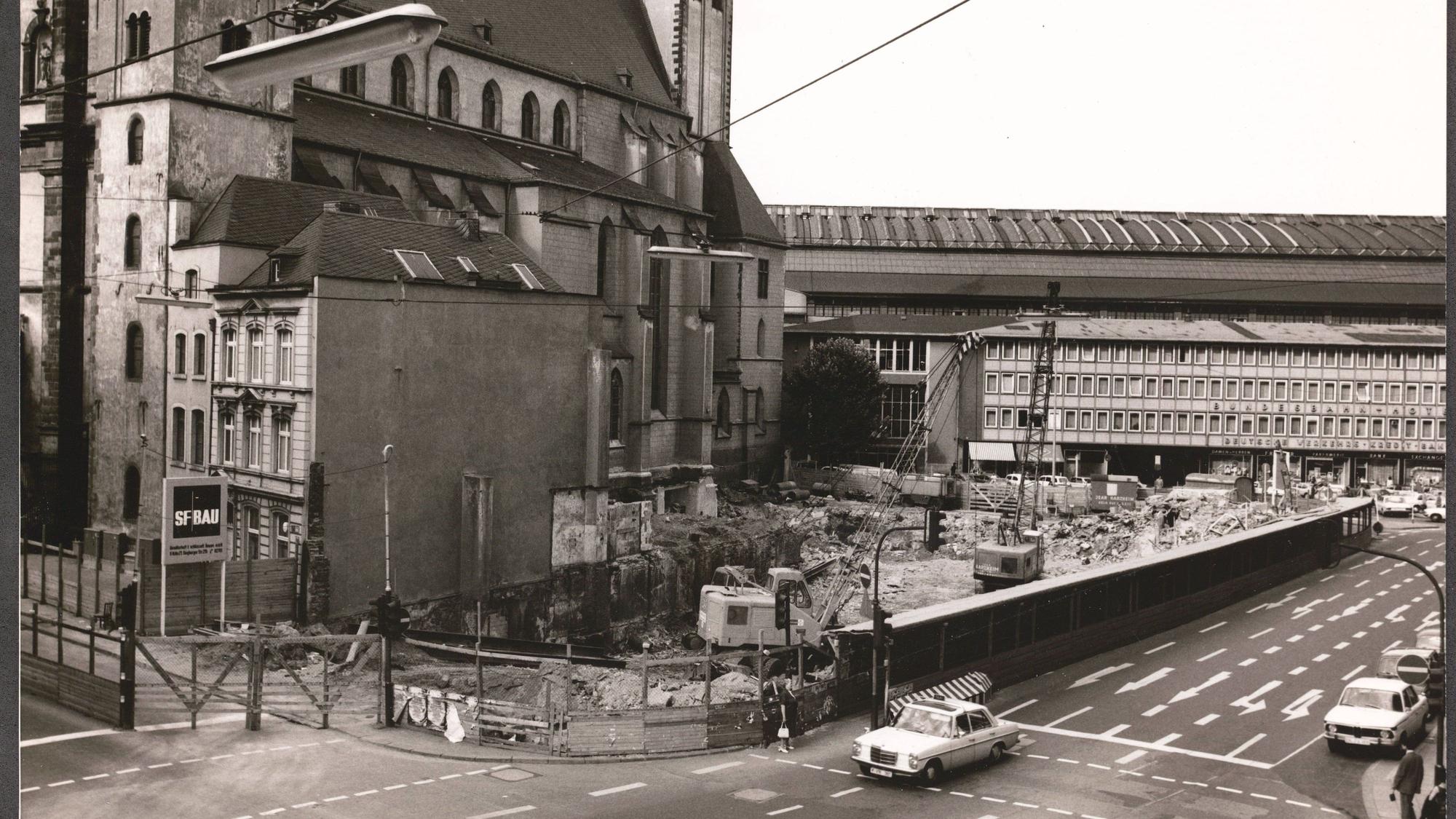 Ein Bild vom Bau des Hauses