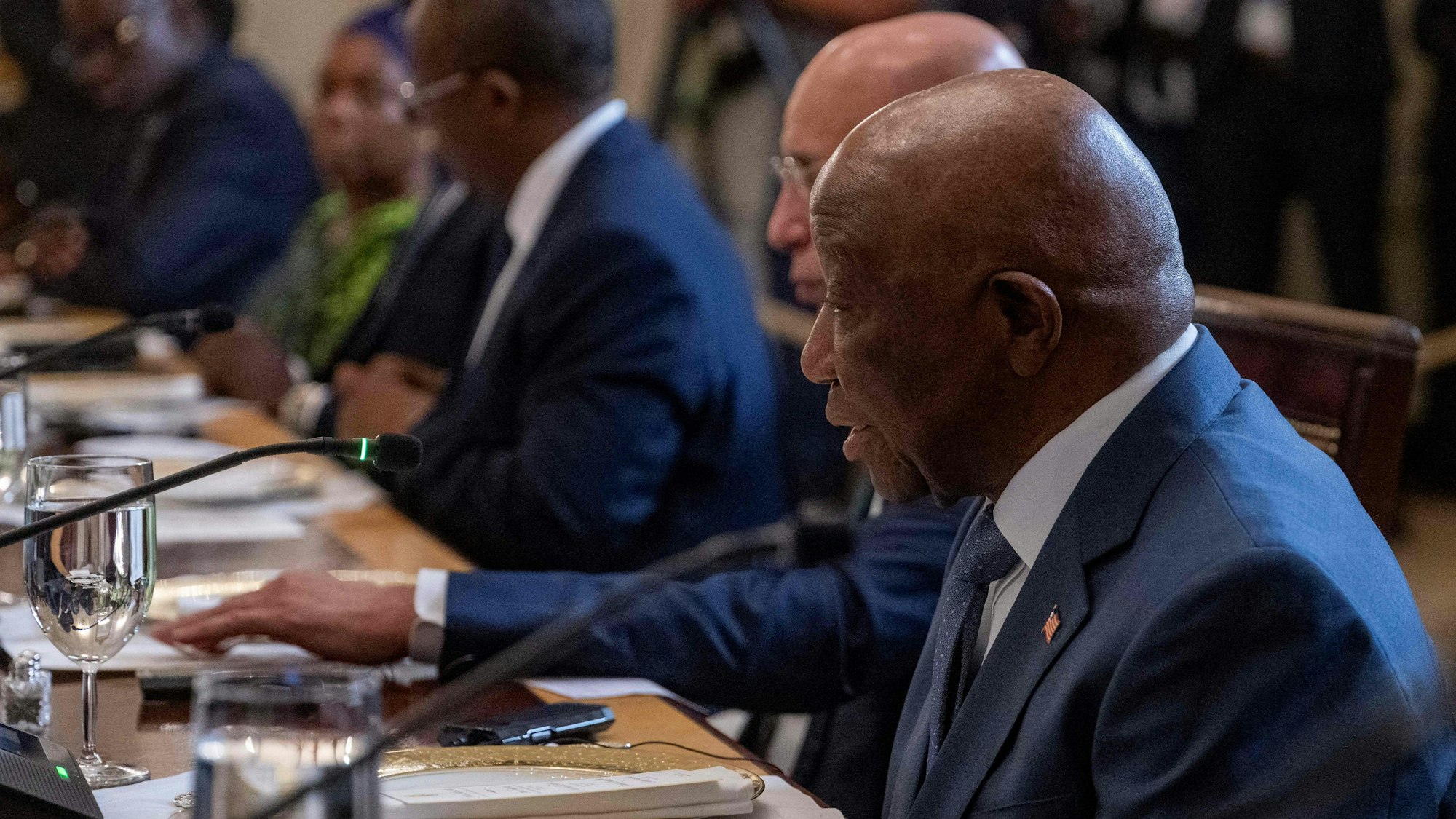 Liberias Präsident Joseph Boakai sprach Englisch im Weißen Haus – die Amtssprache des afrikanischen Landes. (Archivbild)