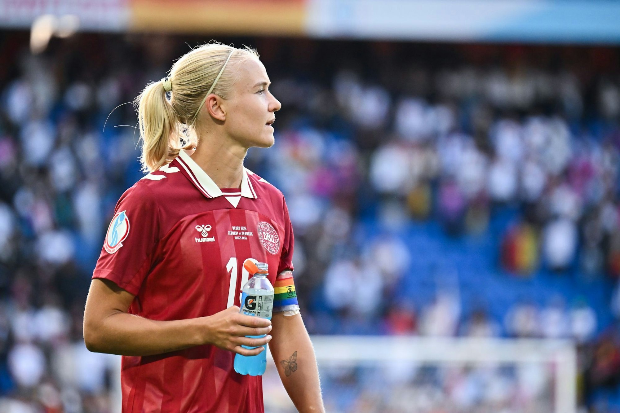 Verletzt ausgewechselt: Pernille Harder vom FC Bayern.