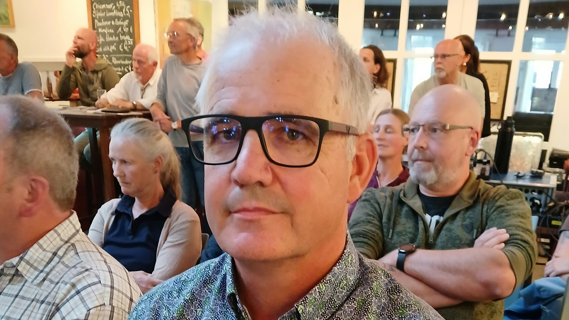 Helmut Dahmen im Zuhörerraum