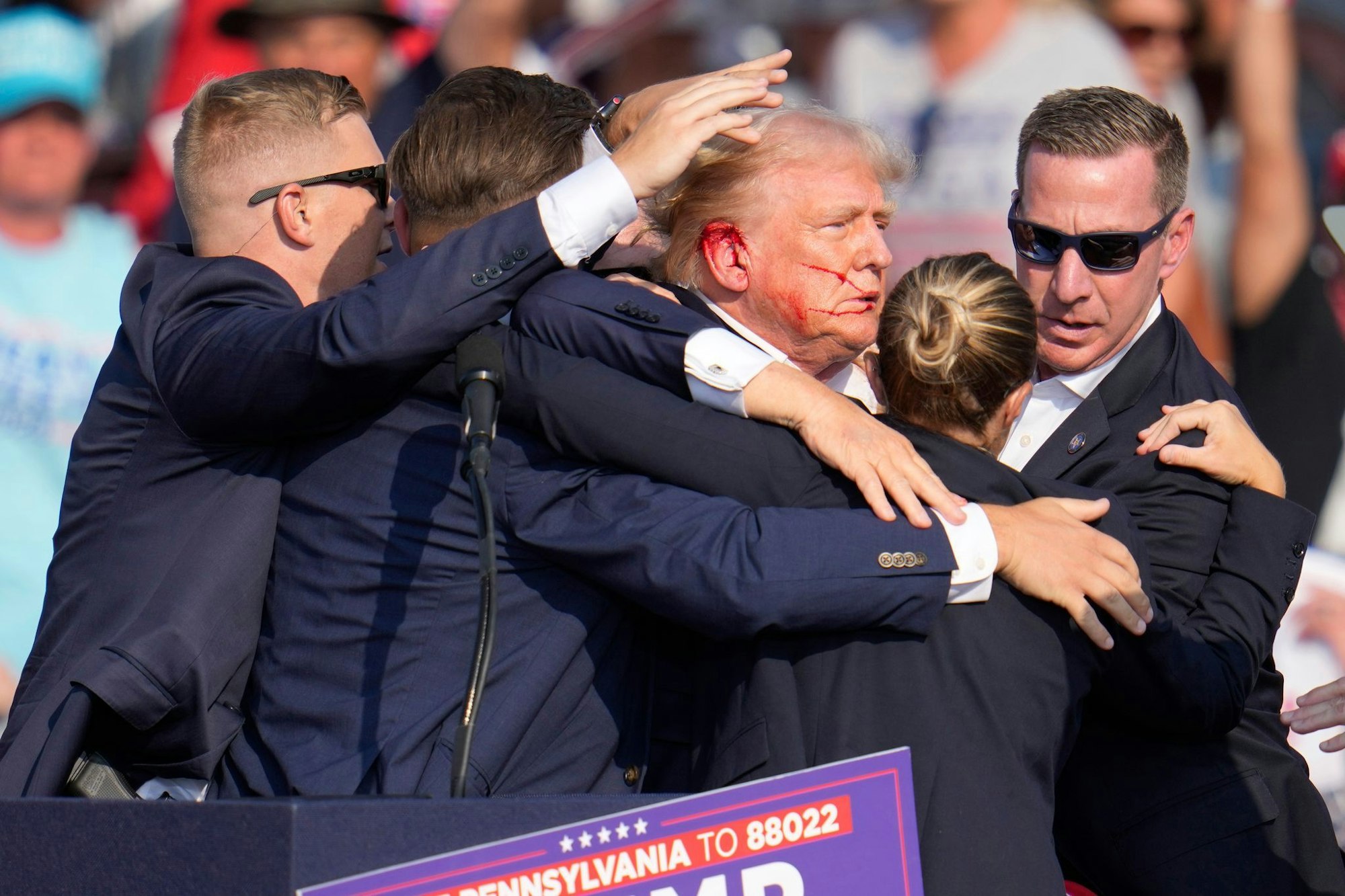 Donald Trump in Butler. (Archivfoto)