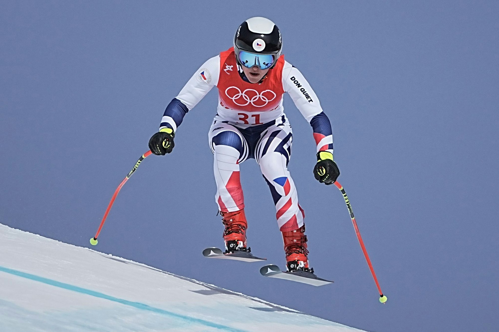 Die tschechische Skirennfahrerin Tereza Nova stürzte vor einem halben Jahr in Garmisch schwer.