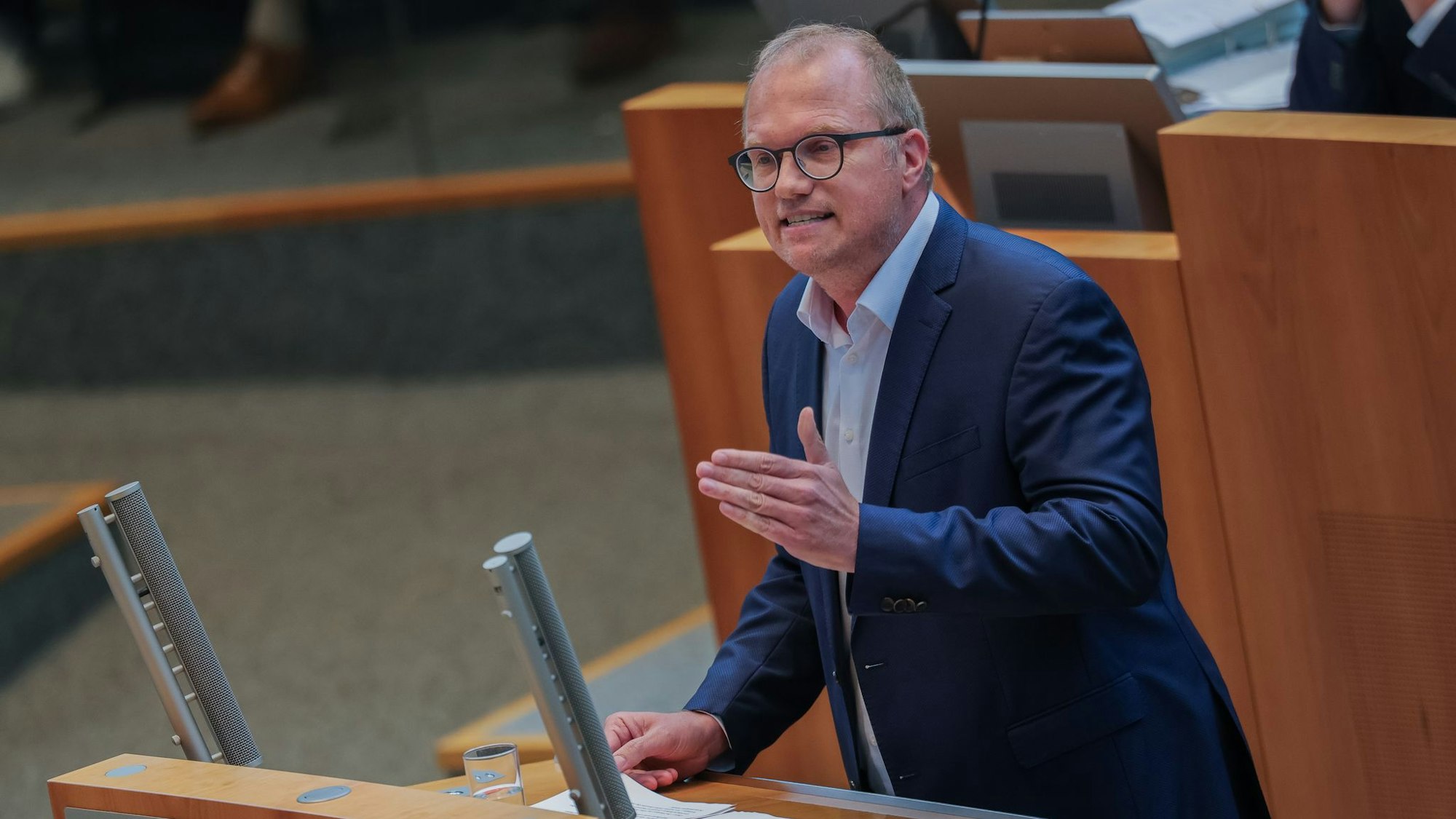 Der SPD-Landtagsfraktionschef Jochen Ott sieht für seine Partei gute Chancen bei der Kommunalwahl. (Archivbild)