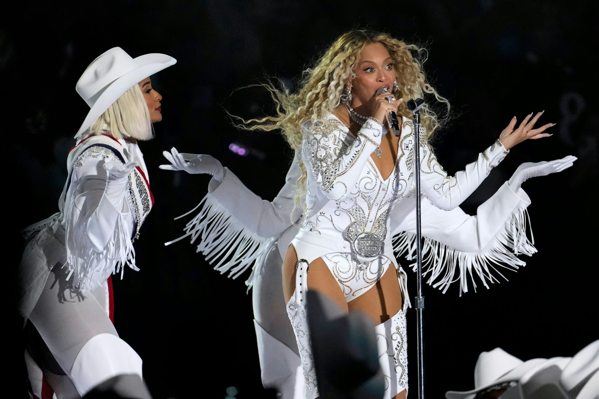 Beyoncé ist zurzeit mit ihrem Erfolgsalbum «Cowboy Carter» auf Tour. (Archivbild)
