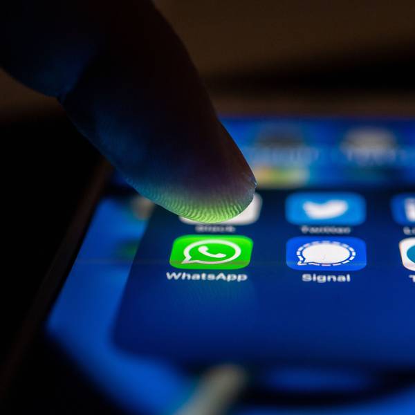 Whatsapp auf dem Handy.