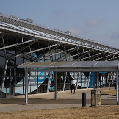 Das Terminalgebäude und der Kontrollturm des Flughafens Southend-on-Sea im englischen Essex ist nach dem Flugzeugabsturz bis auf Weiteres geschlossen.