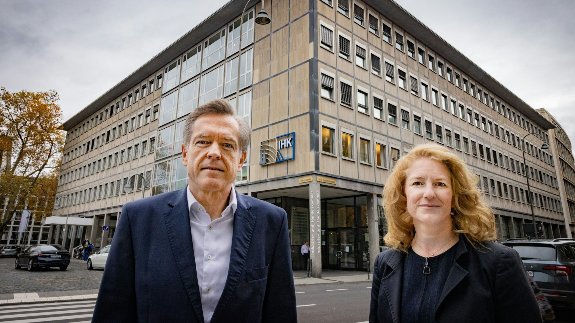 Präsidentin Dr. Nicole Grünewald und Uwe Vetterlein, Hauptgeschäftsführer