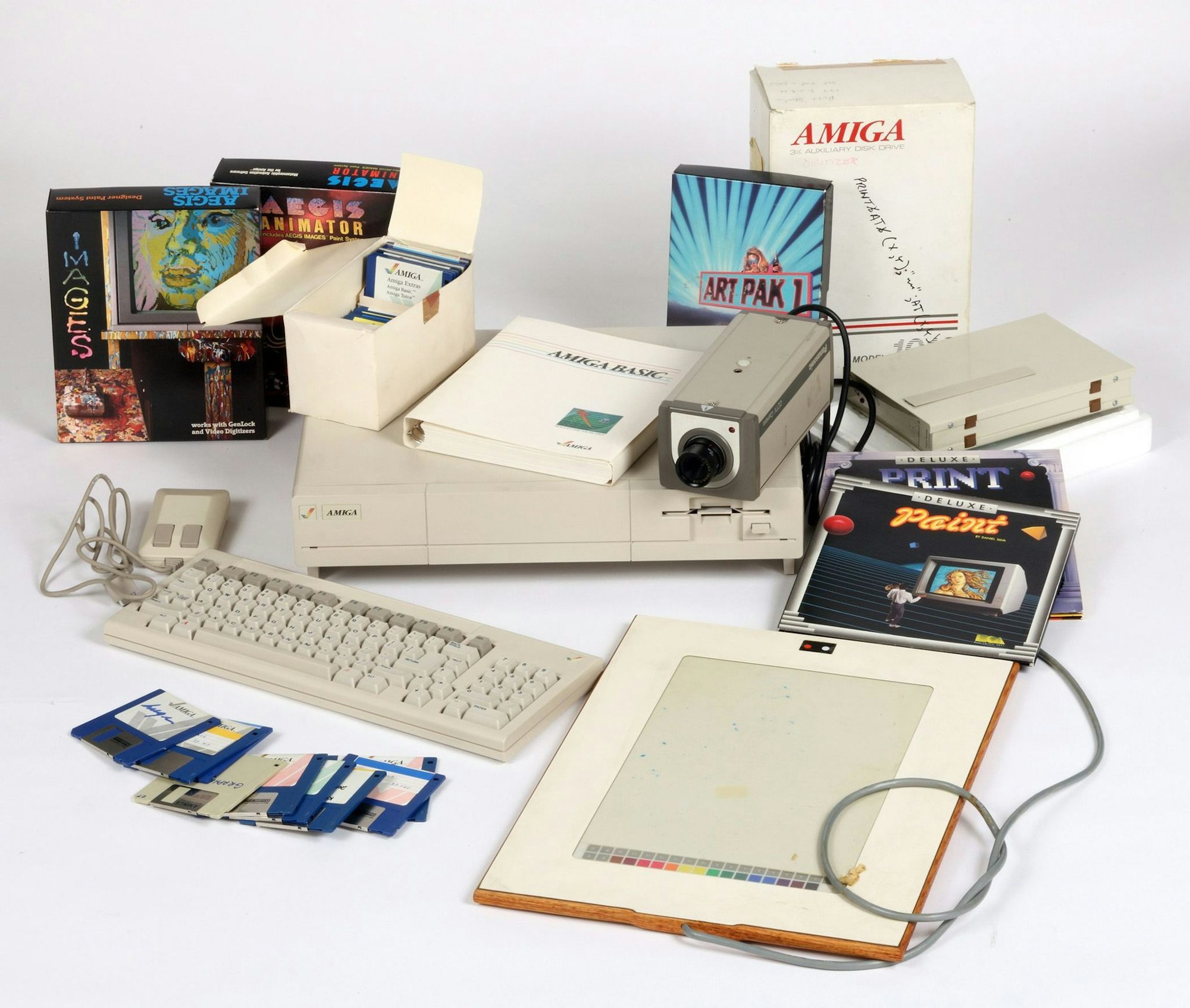 Der Pop-Art-Künstler Andy Warhol verwendete den Commodore Amiga für die Erstellung von Kunstwerken.