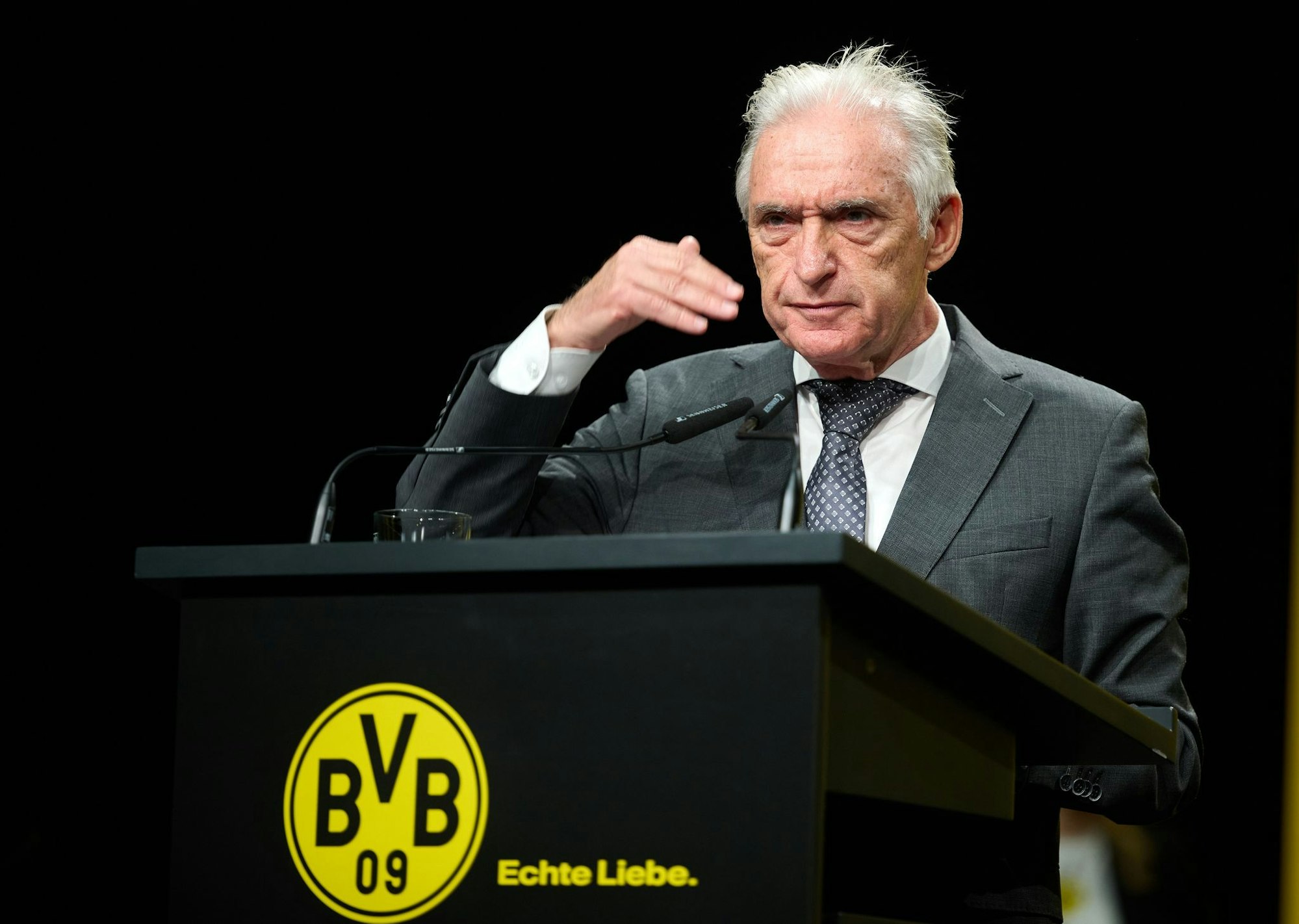 Vereinspräsident Reinhold Lunow will beim BVB erneut kandidieren.