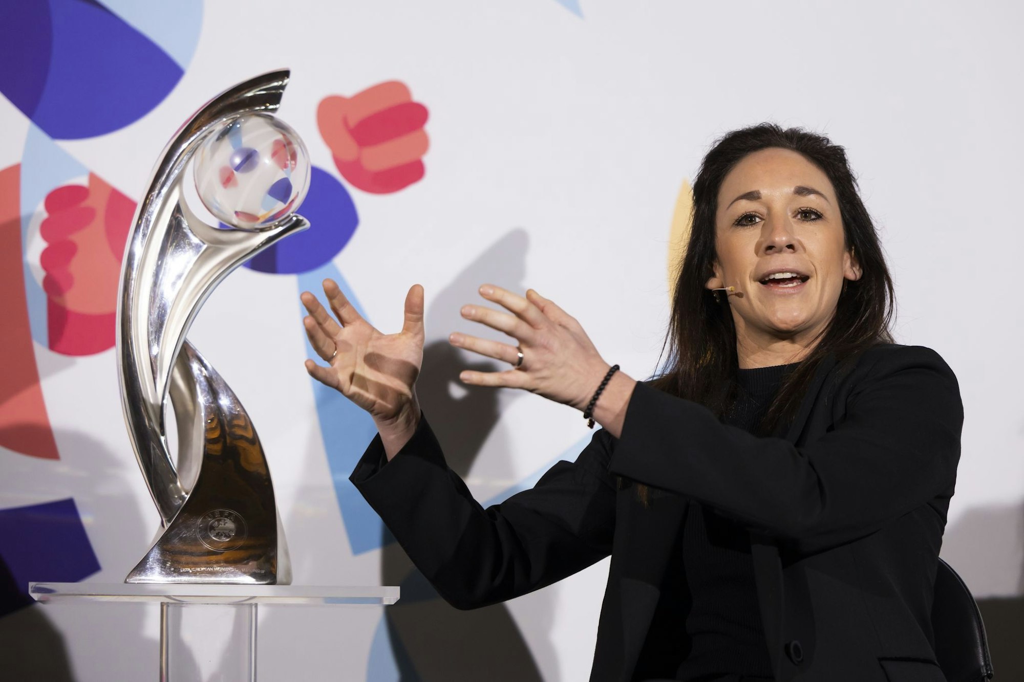 Freut sich über eine erfolgreiche EM: UEFA-Direktorin Nadine Keßler.
