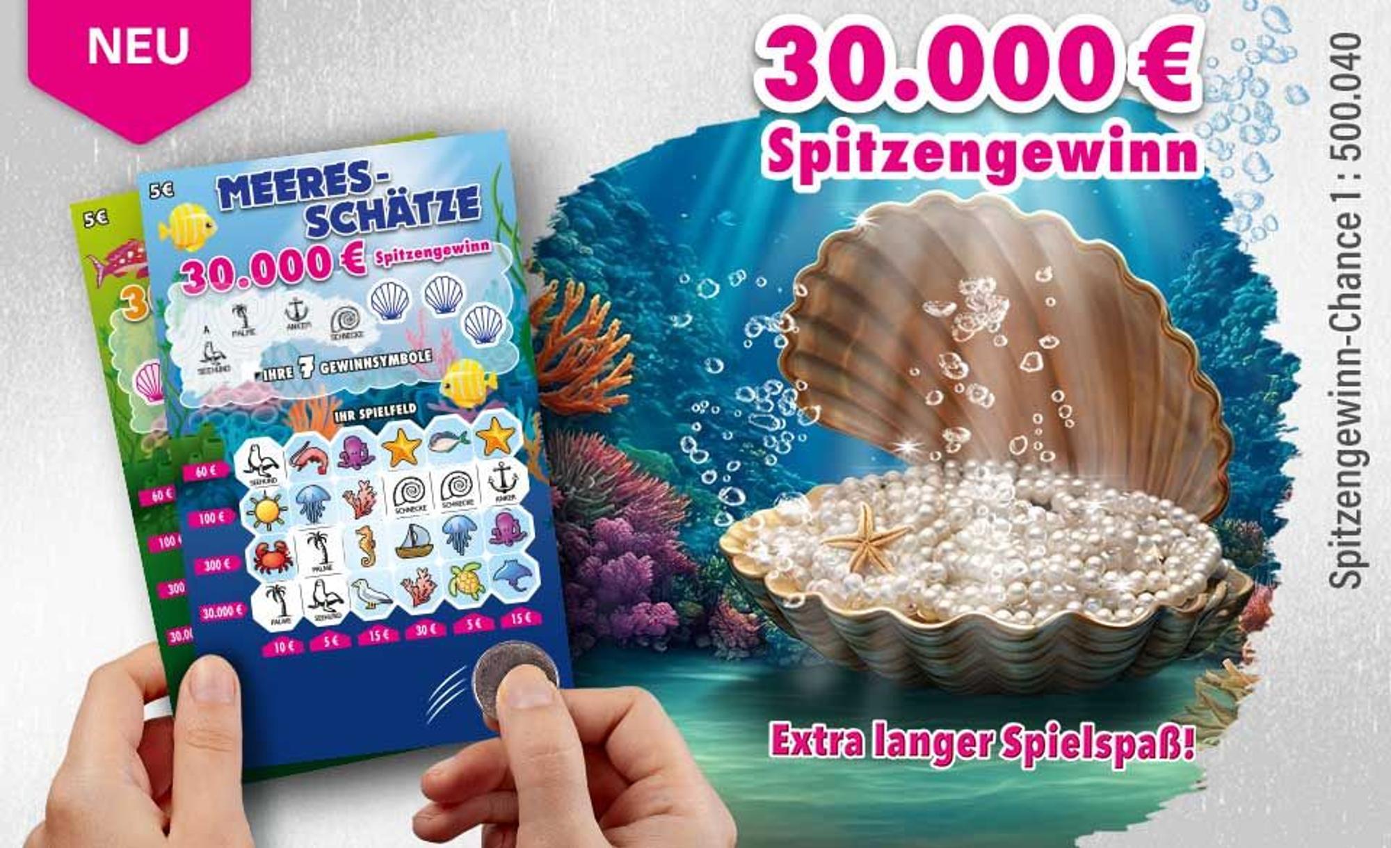 Rubbellos Meeres-Schätze.