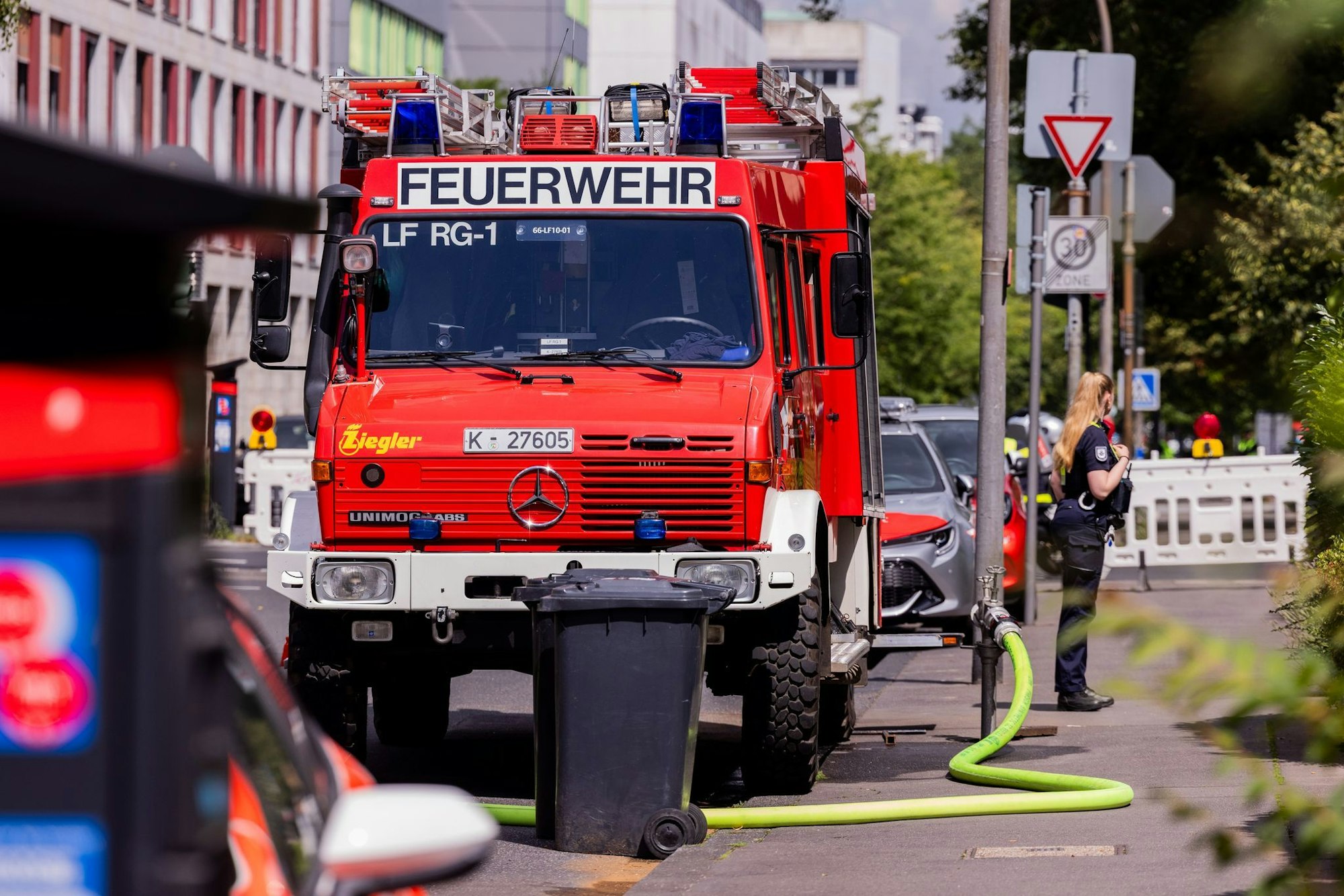 Viele Patienten wurden in andere Gebäude auf dem Gelände verlegt.