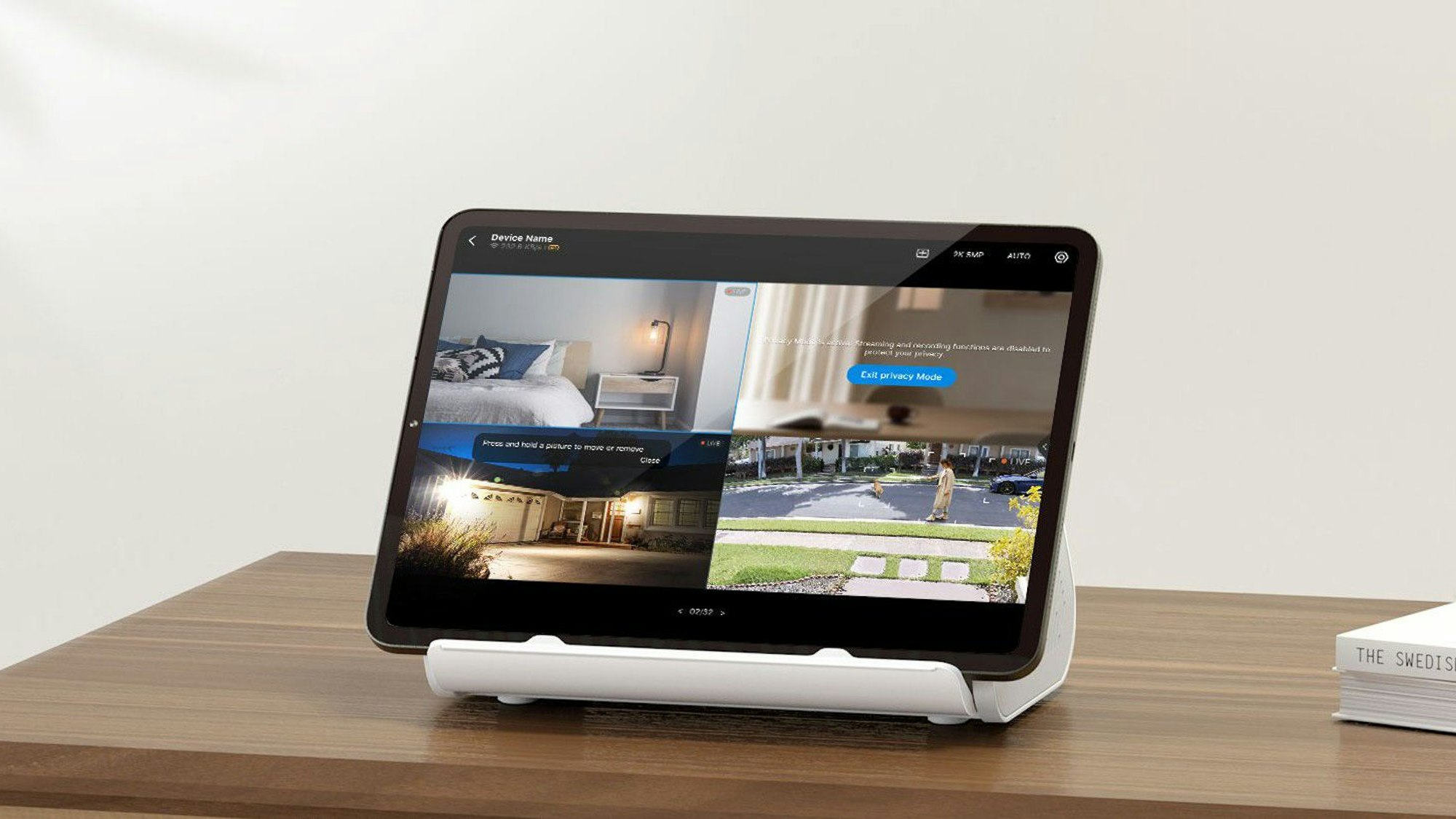 Die Smart HomeBase H500 von Tapo steht auf einem Tisch