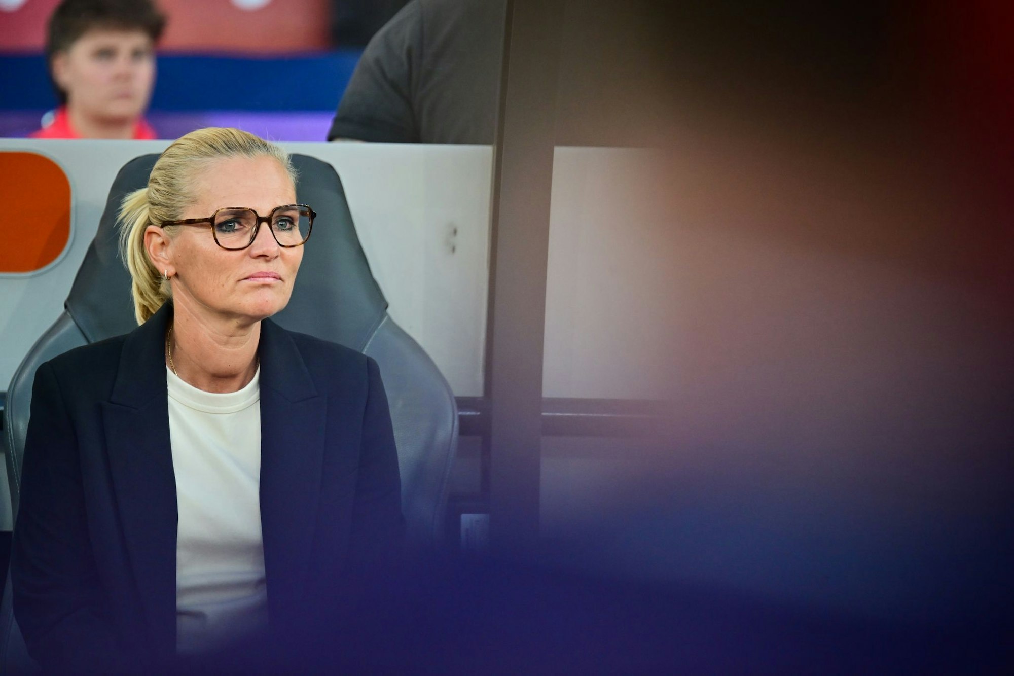 Englands Trainerin Sarina Wiegman war lange ratlos gegen Schwedens Spielstärke.