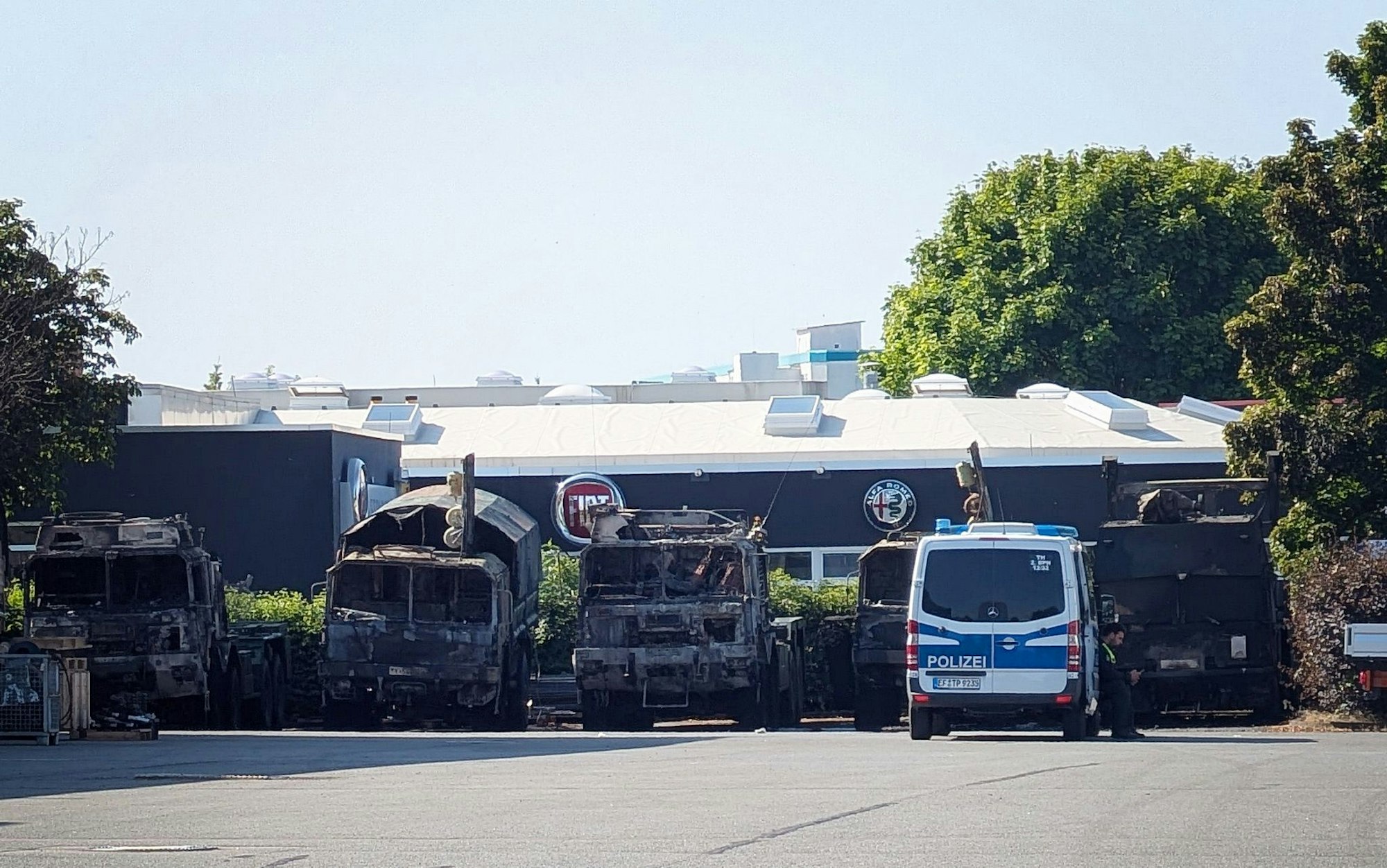 Einen Monat nach dem Anschlag auf Bundeswehr-Lkw in Erfurt gibt es drei Verdächtige. (Archivbild)