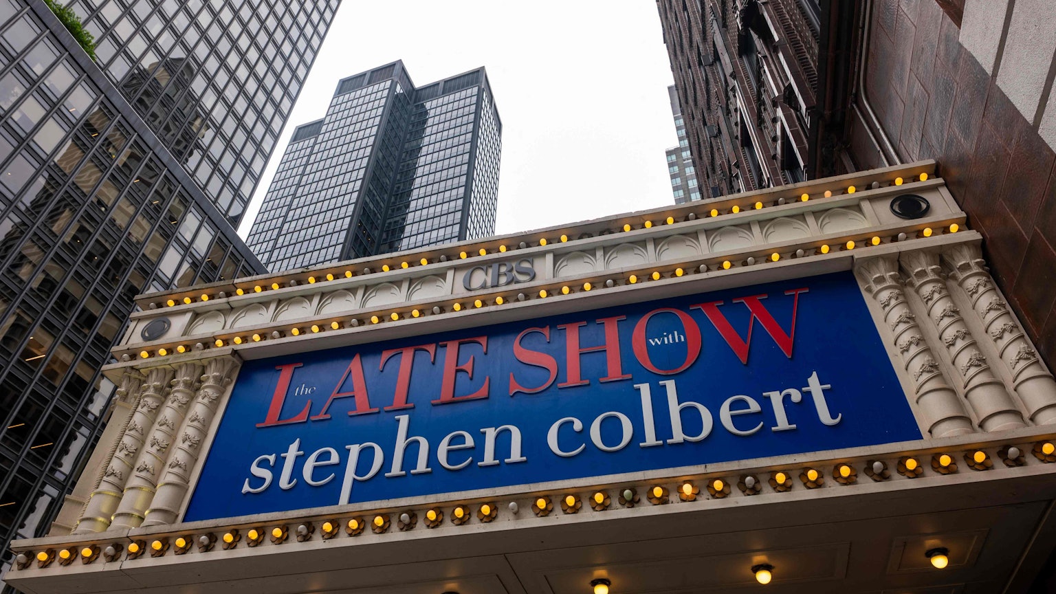 Das Ed Sullivan Theater, wo die Late Show produziert wird.
