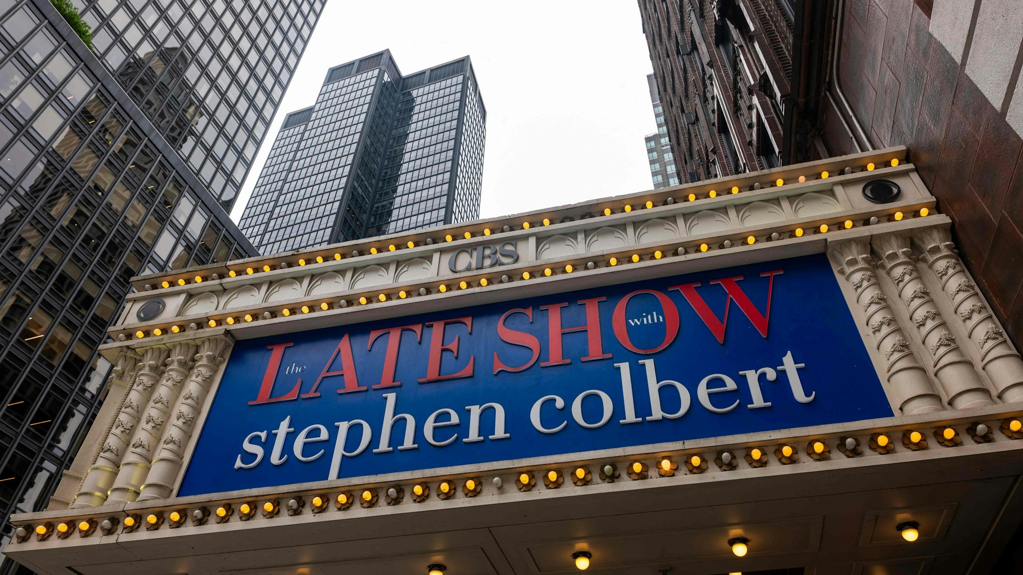 Das Ed Sullivan Theater, wo die Late Show produziert wird.