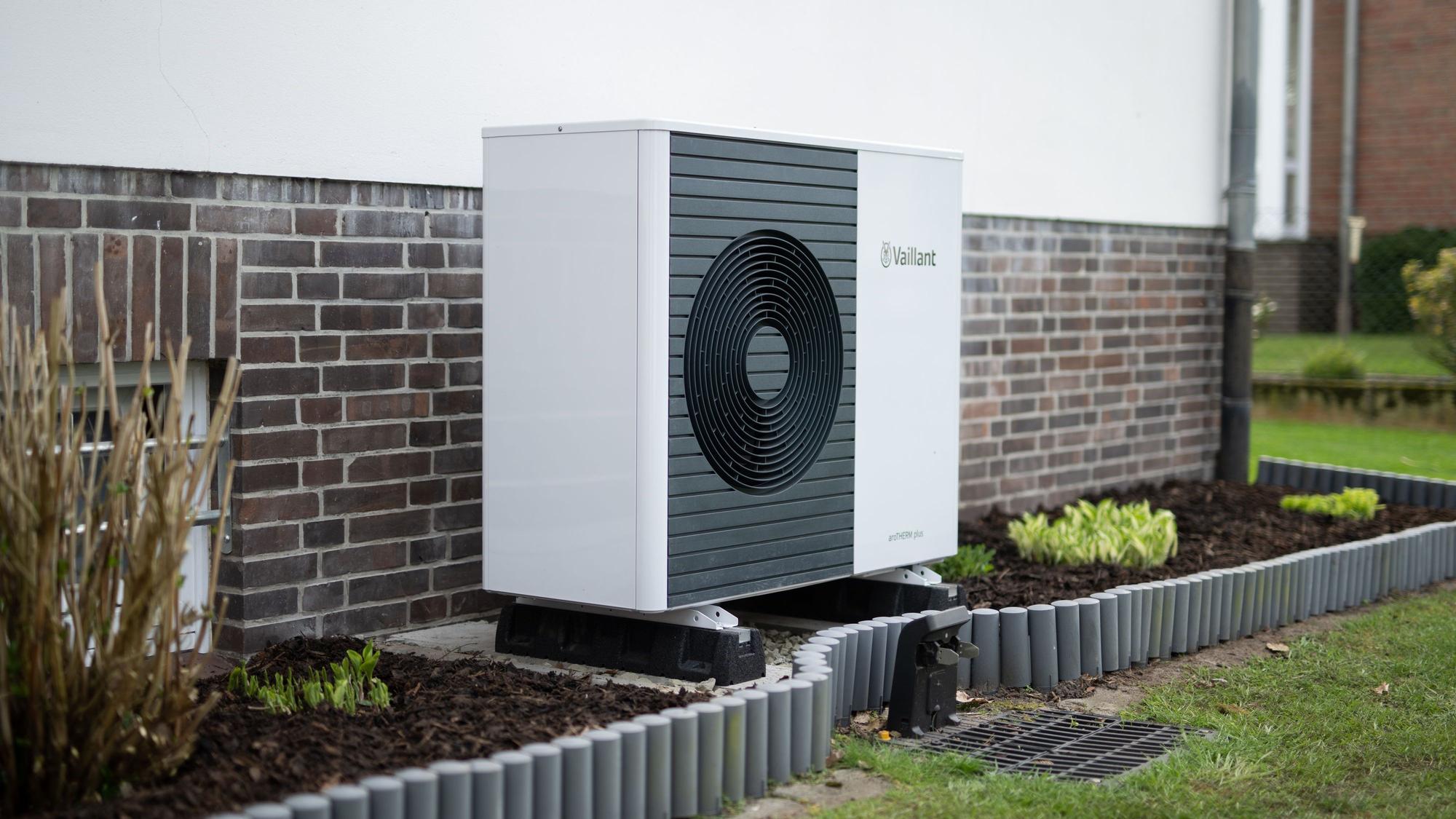 Eine Wärmepumpe der Firma Vaillant