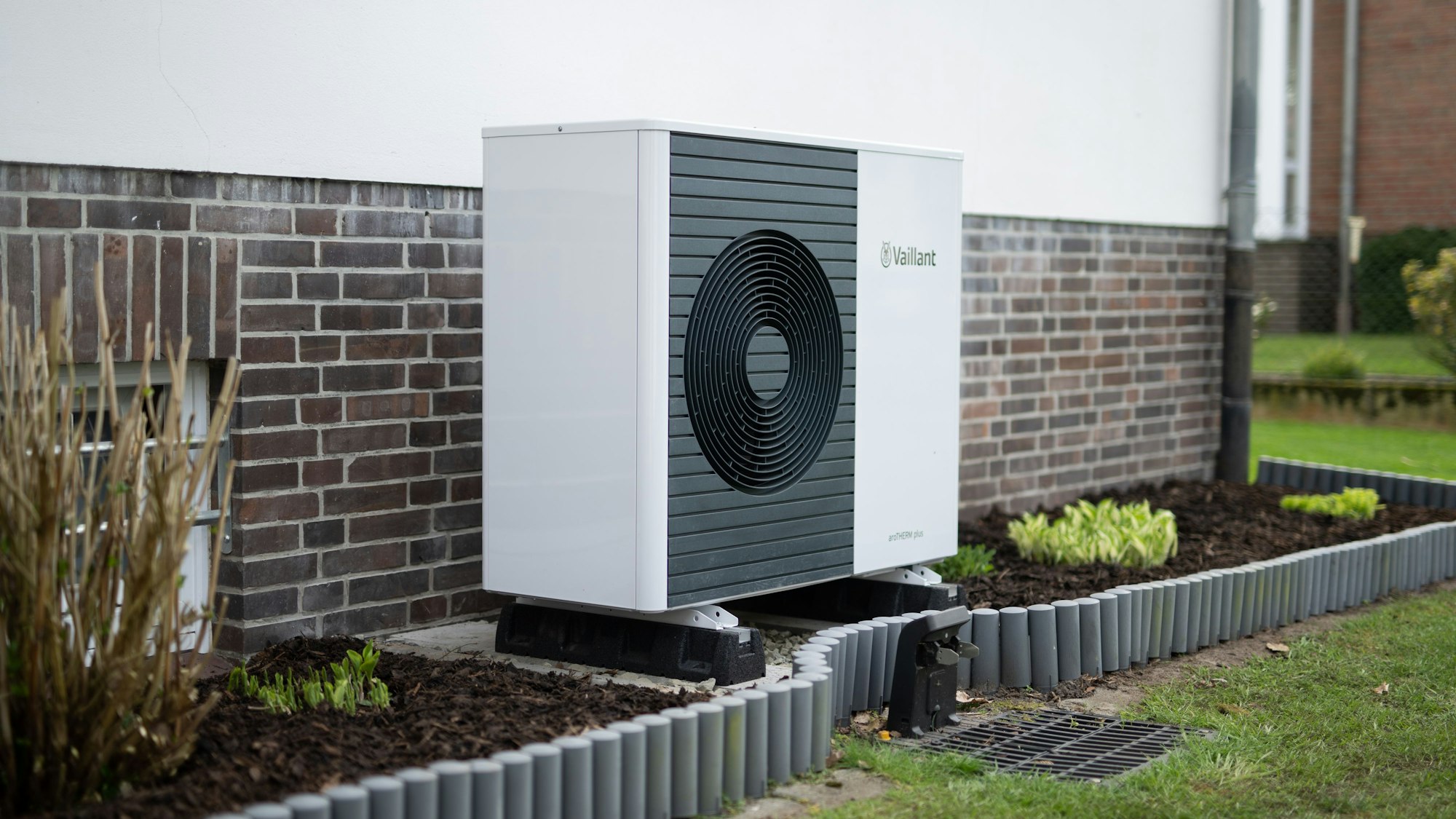 Eine Wärmepumpe der Firma Vaillant