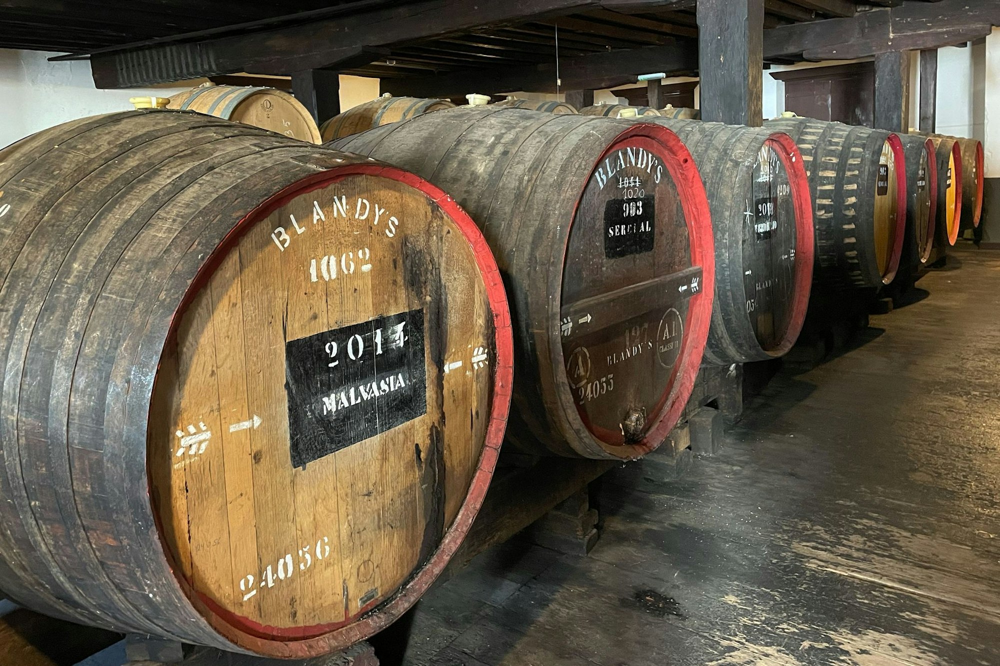 Heute ein Weinmuseum: die ehemalige Weinkellerei der Familie Blandy in Funchal.
