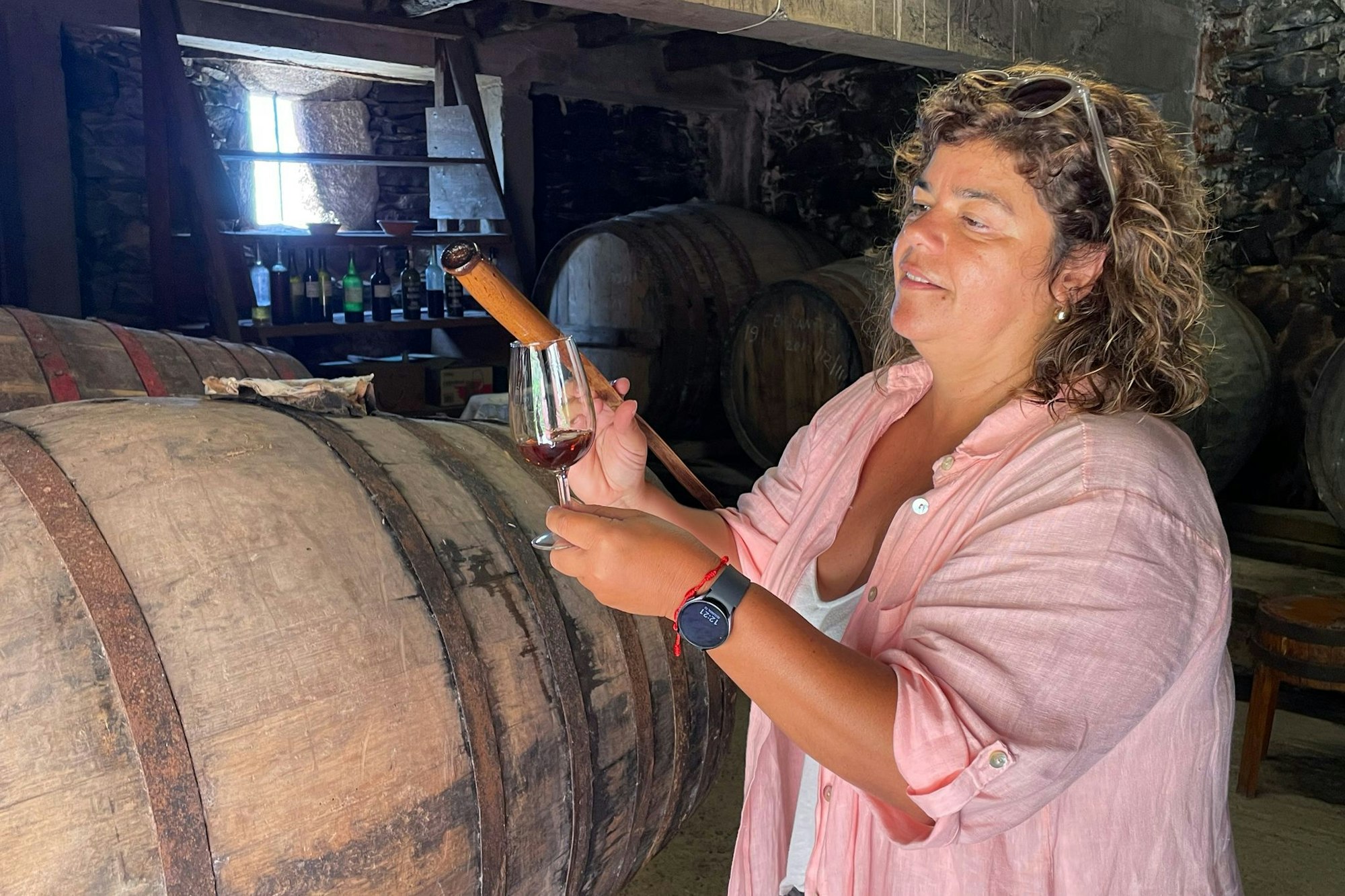 Bittet zur Weinprobe: Catarina Velhena Correia.