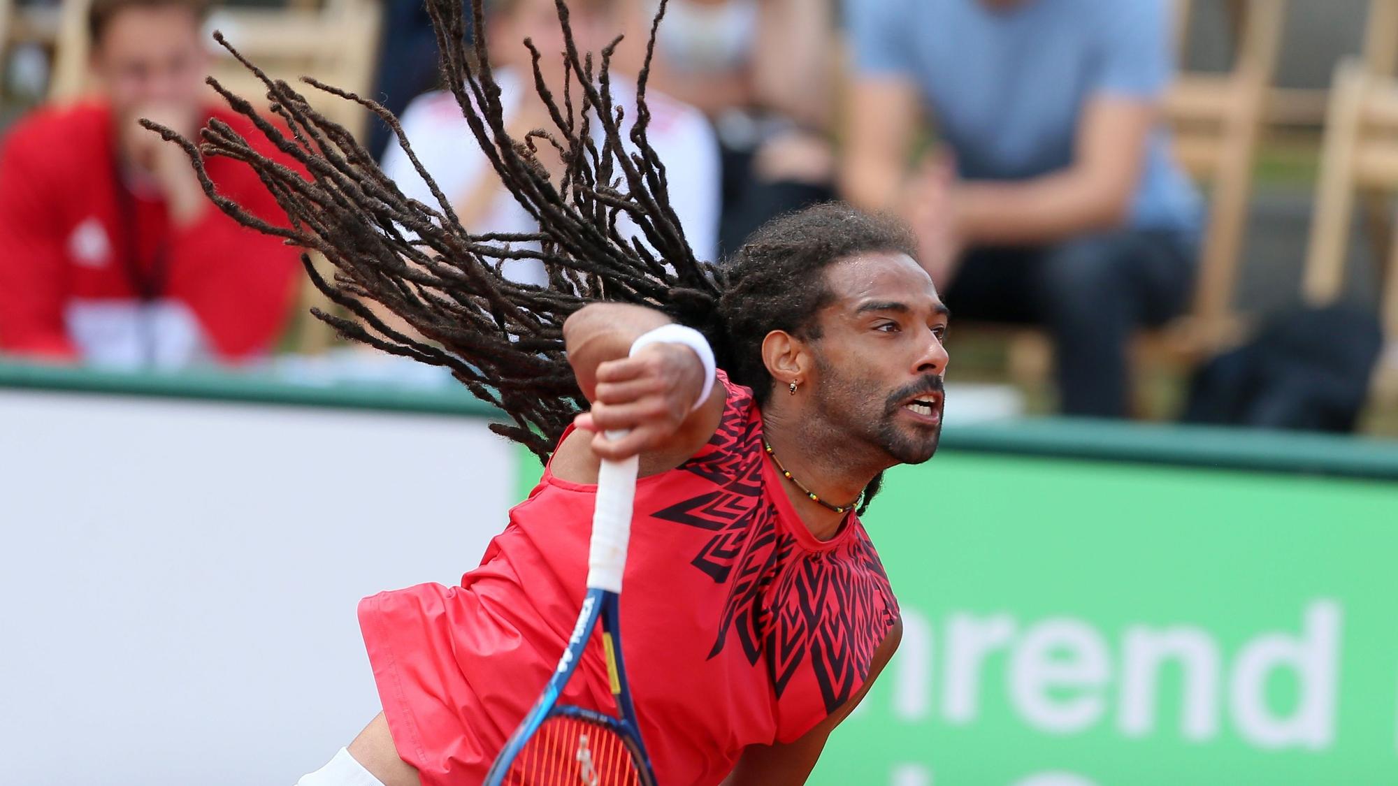 KTHC Stadion Rot-Weiss Köln vs. TC Großhesselohe, 1. Tennis Bundesliga Herren, Dustin Brown (RW), 09.07.2021, Bild: Herbert Bucco
