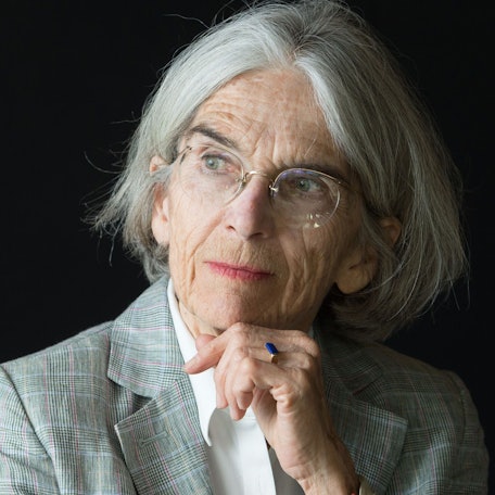 Die Schriftsellerin Donna Leon.