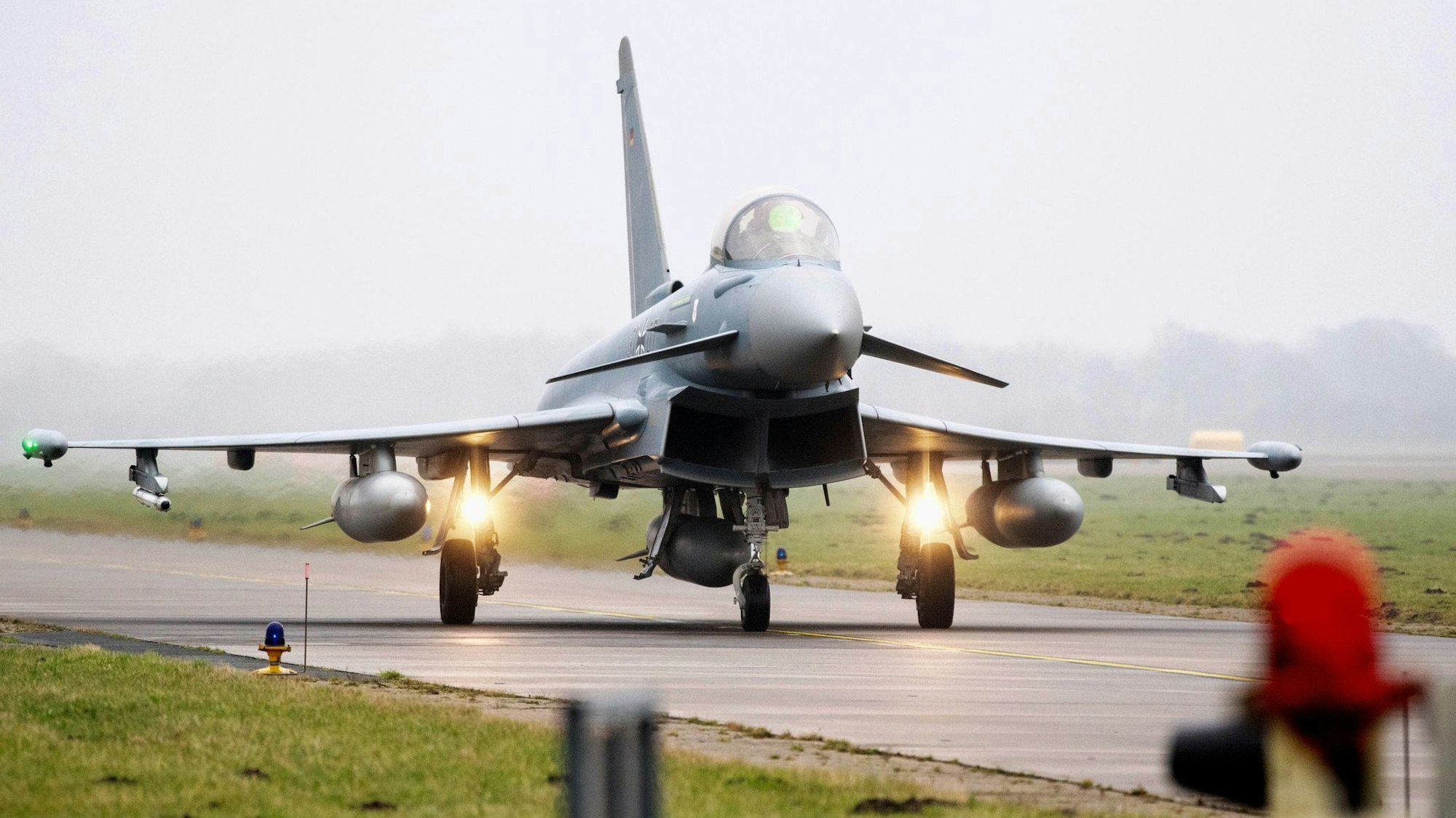 Der Eurofighter wurde gemeinsam von Deutschland, Großbritannien, Spanien und Italien entwickelt. (Symbolfoto)