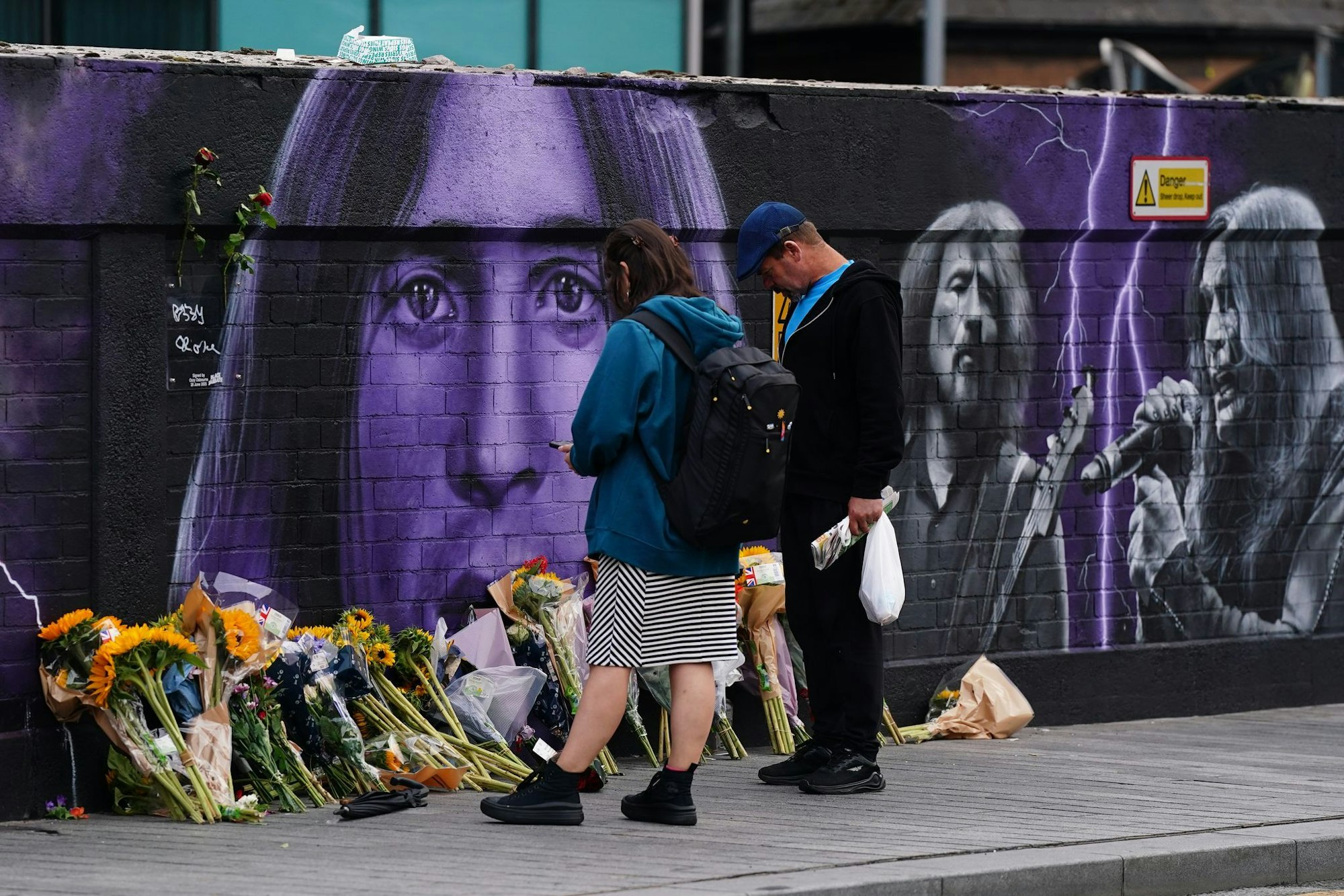 Die «Sabbath Wall» in Birmingham war erst kurz vor dem letzten Konzert enthüllt worden.