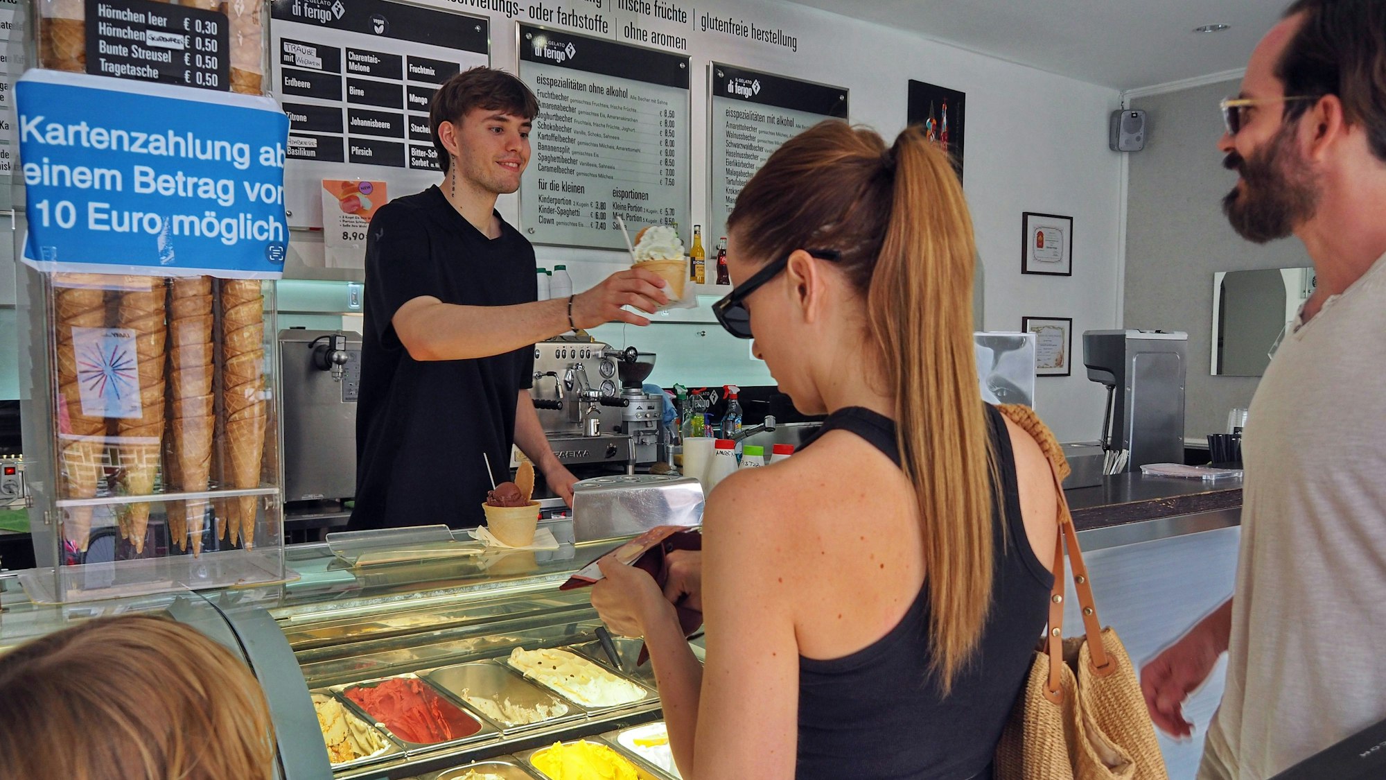 Kulteisdiele „Il Gelato di Ferigo“ lockt mit immer neuen, leckeren Eiskreationen.