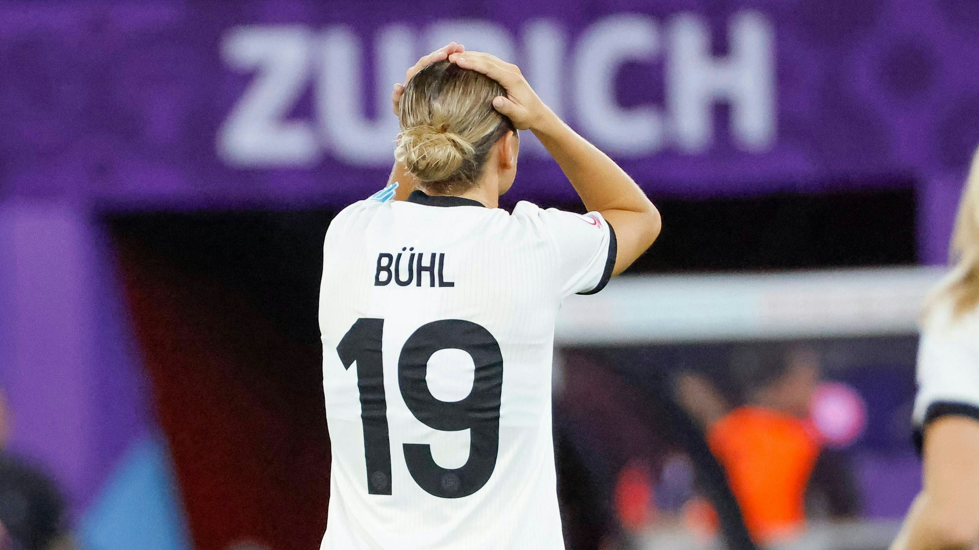 Klara Bühl fehlte während des Spiels gegen Spanien wie schon zuvor im Turnier das nötige Quentchen Glück im Abschluss.