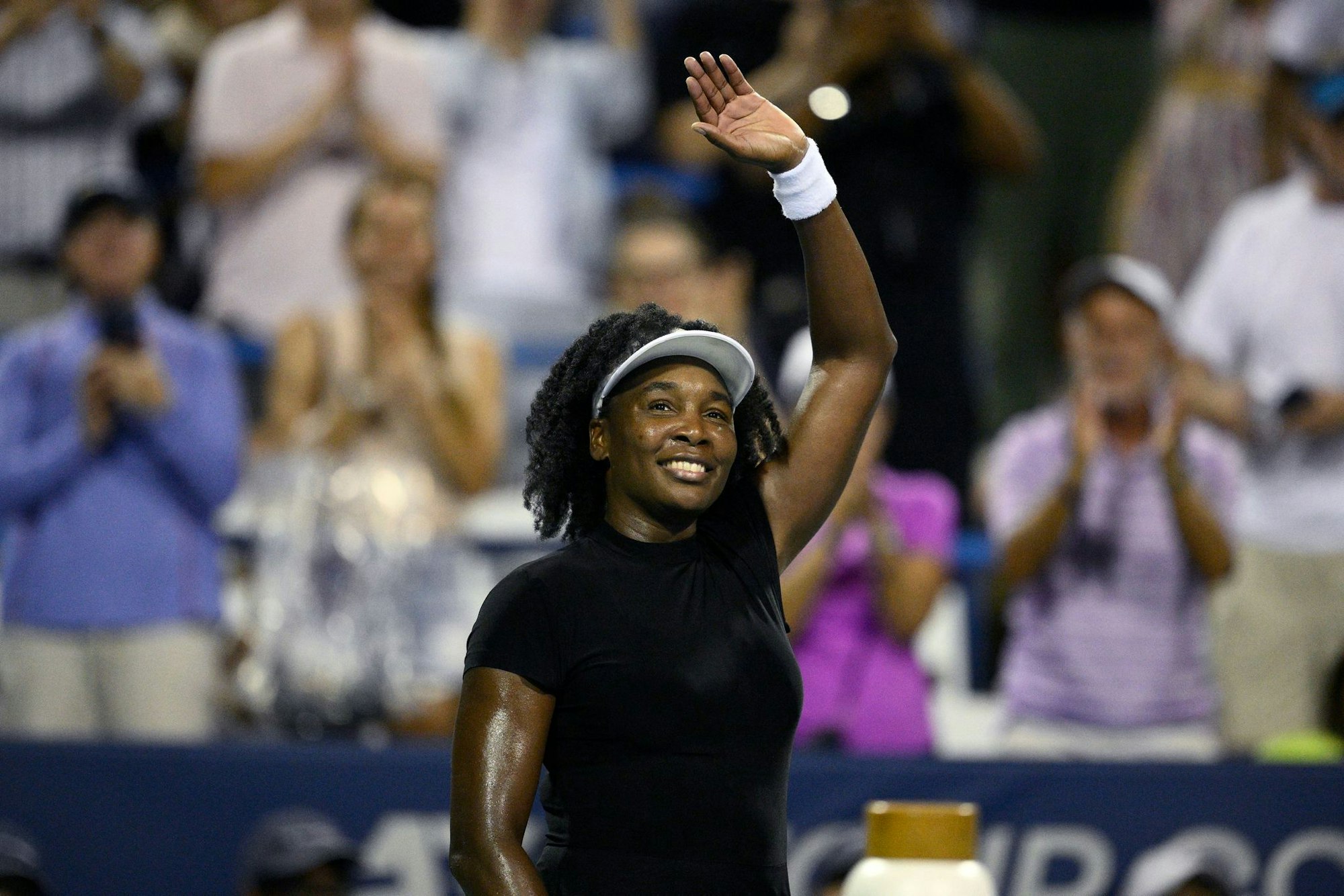Venus Williams nach ihrer glatten Niederlage.