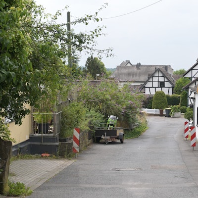 Die Durchfahrt in Menzlingen ist sehr eng.