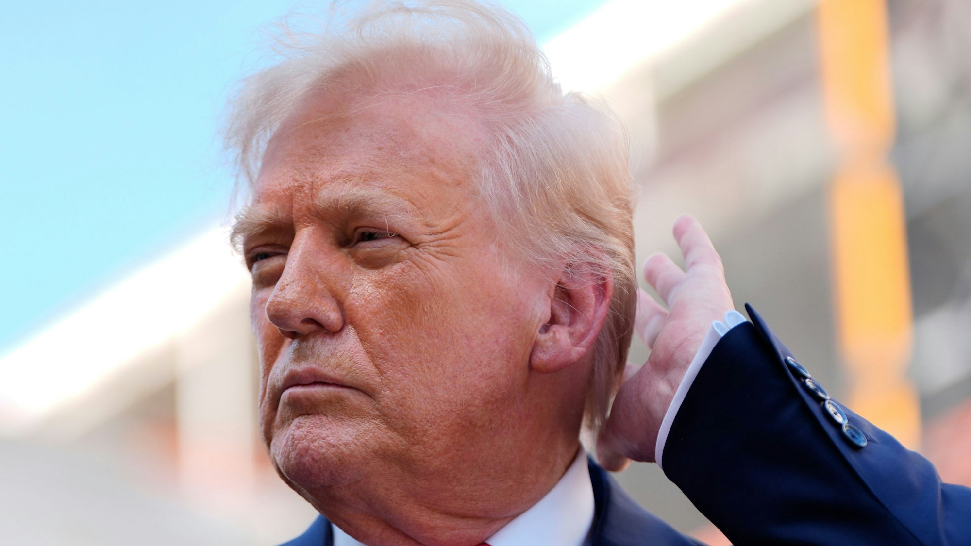 US-Präsident Donald Trump bei einem Besuch der Federal Reserve in Washington.