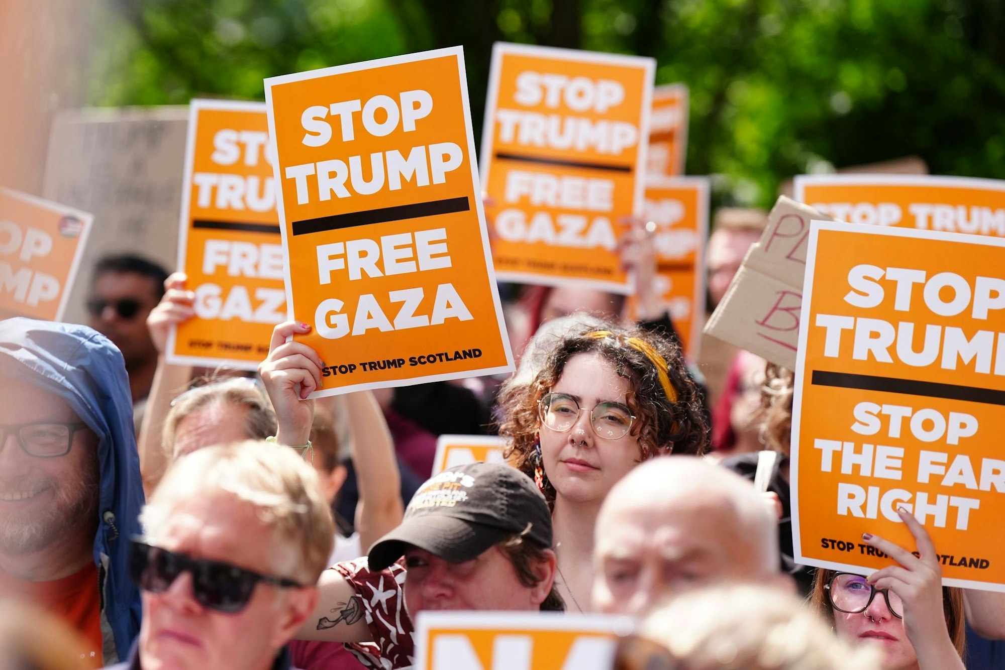 Protestiert wurde vor allem in Aberdeen und Edinburgh