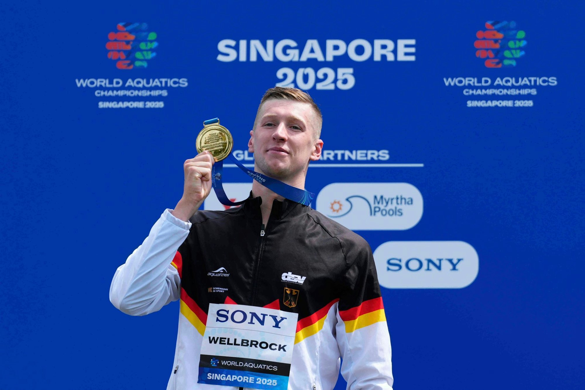 Florian Wellbrock will nach viermal Gold im Freiwasser auch im WM-Becken erfolgreich sein. (Archivbild)