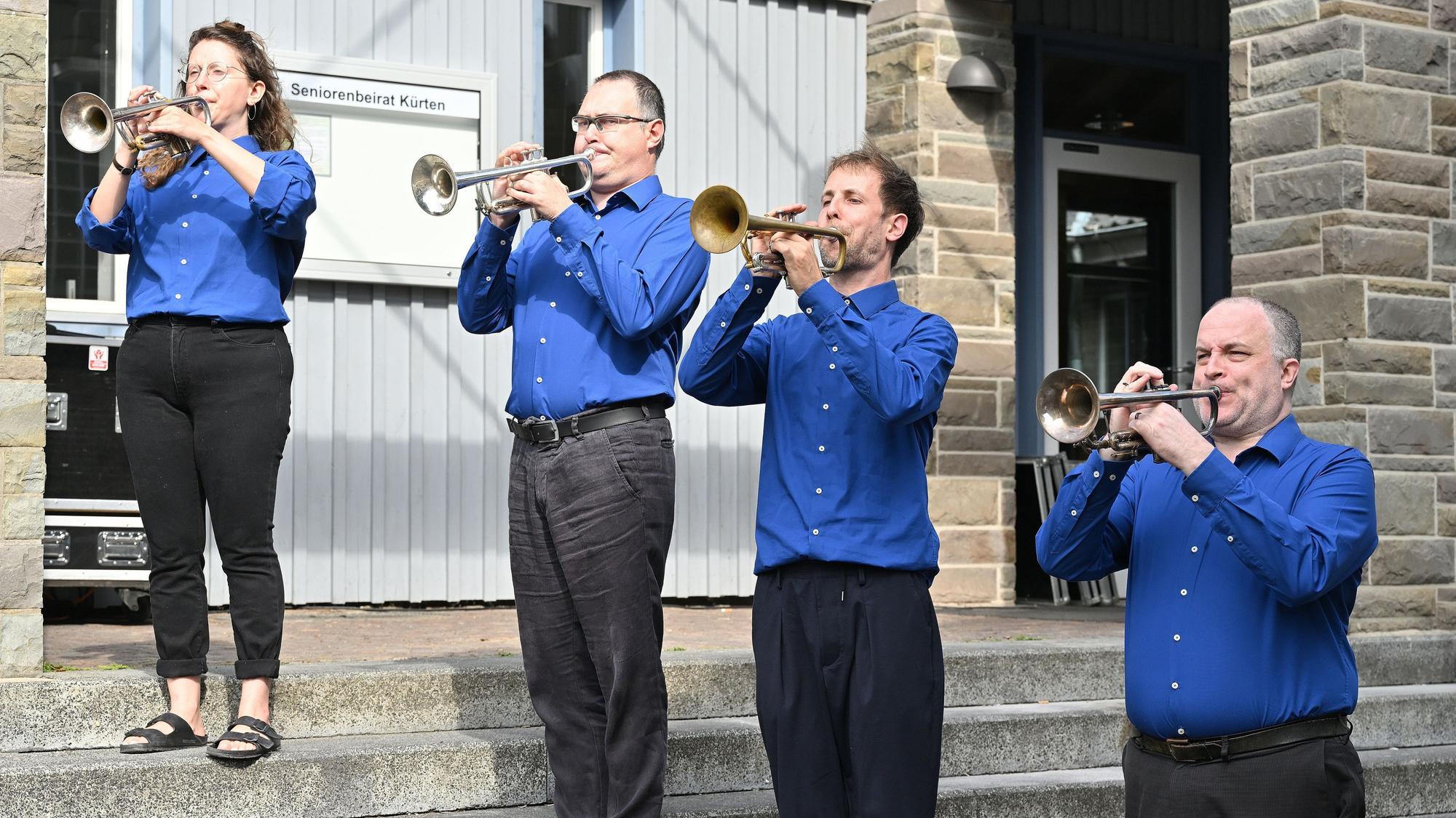 Die Fanfare aus der Oper „Donnerstag aus Licht“ eröffnete traditionsgemäß die Stockhausen-Tage in Kürten.