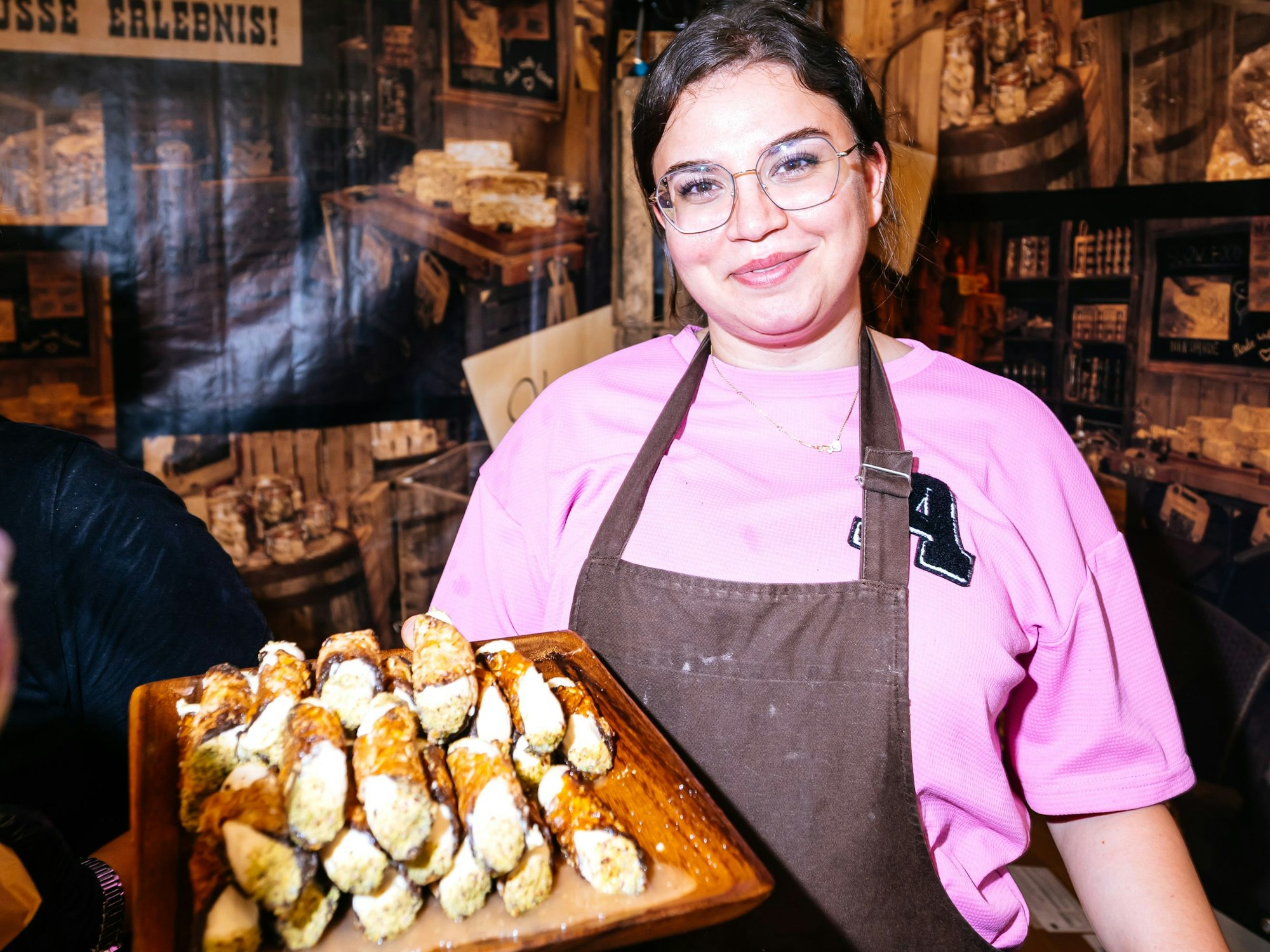 Cannoli in ausgefallenen Sorten waren besonders beliebt.