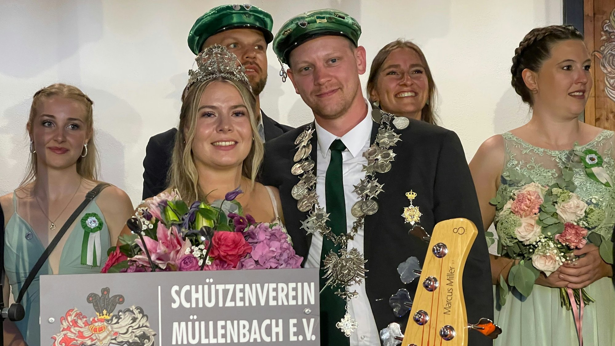 Das neue Königspaar.