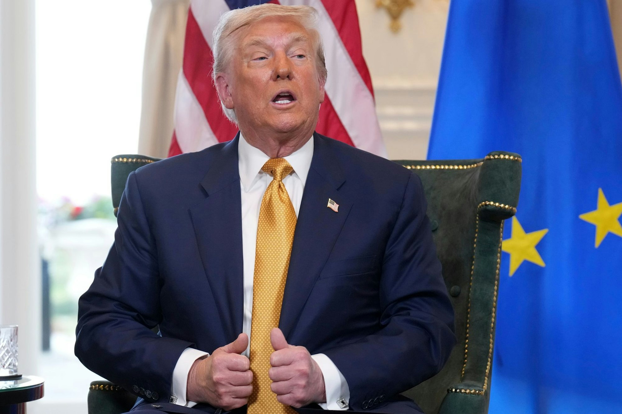 Auf die meisten Einfuhren aus der EU in die USA werden künftig Zölle in Höhe von 15 Prozent fällig.