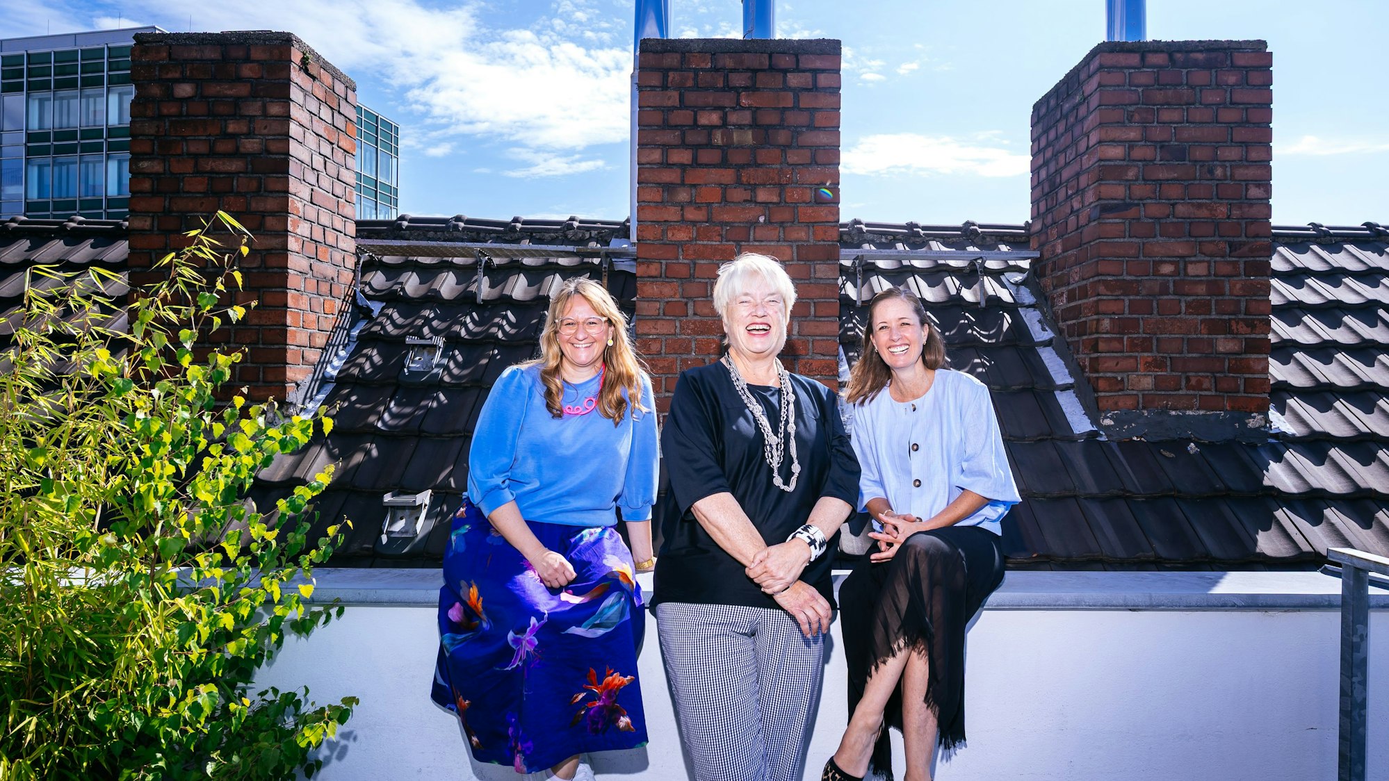 Jana Kaun (von links), Christiane Ruff, Victoria Rosenthal von den ITV Studios