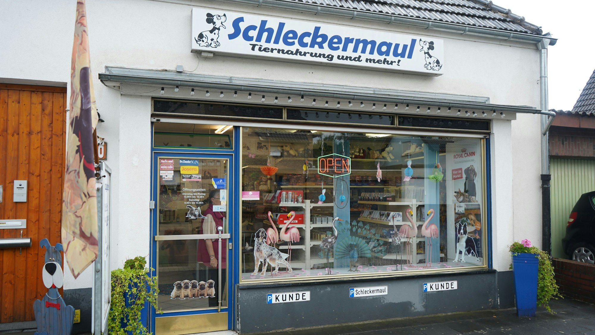 Das Foto zeigt ein Geschäft.