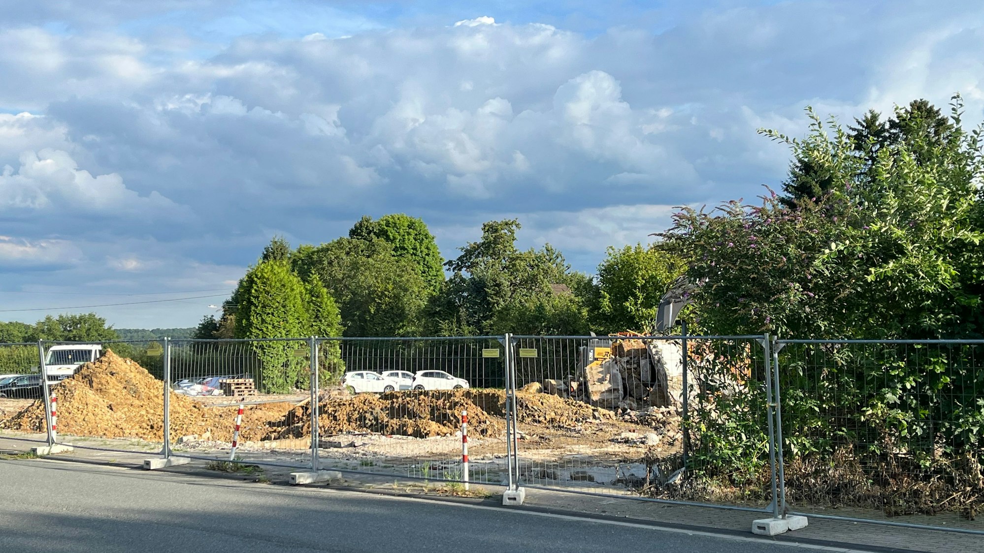 Das Grundstück des im Frühjahr 2025 abgebrochenen Gutshofs Linde