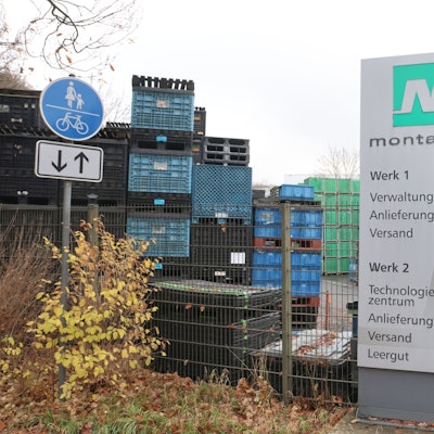 Blick auf das Firmengelände der Firma Montaplast in Morsbach.