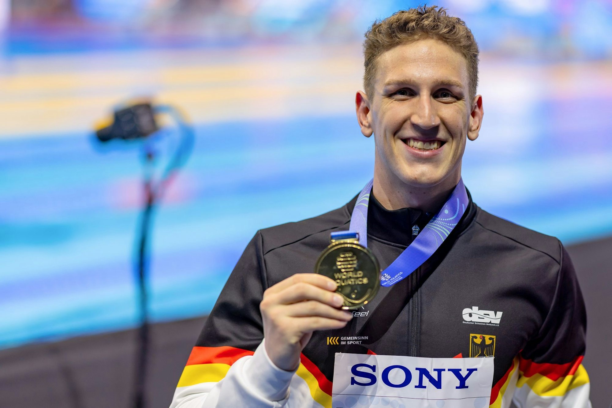 Lukas Märtens darf sich nach Gold nun auch noch über Bronze freuen.
