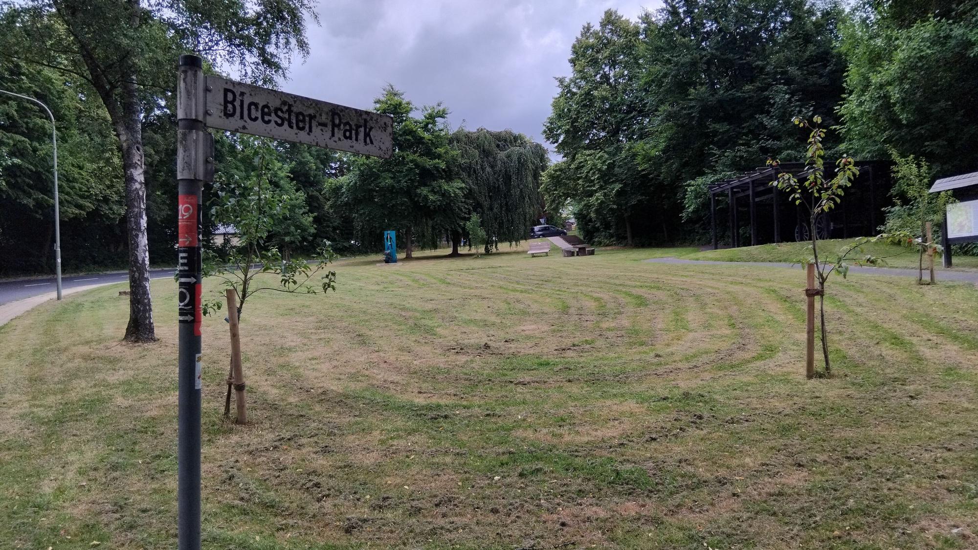 Der Bicesterpark, der im Besitz des Rhein-Sieg-Kreises ist, könnte teilweise mit Sozialwohnungen bebaut werden.